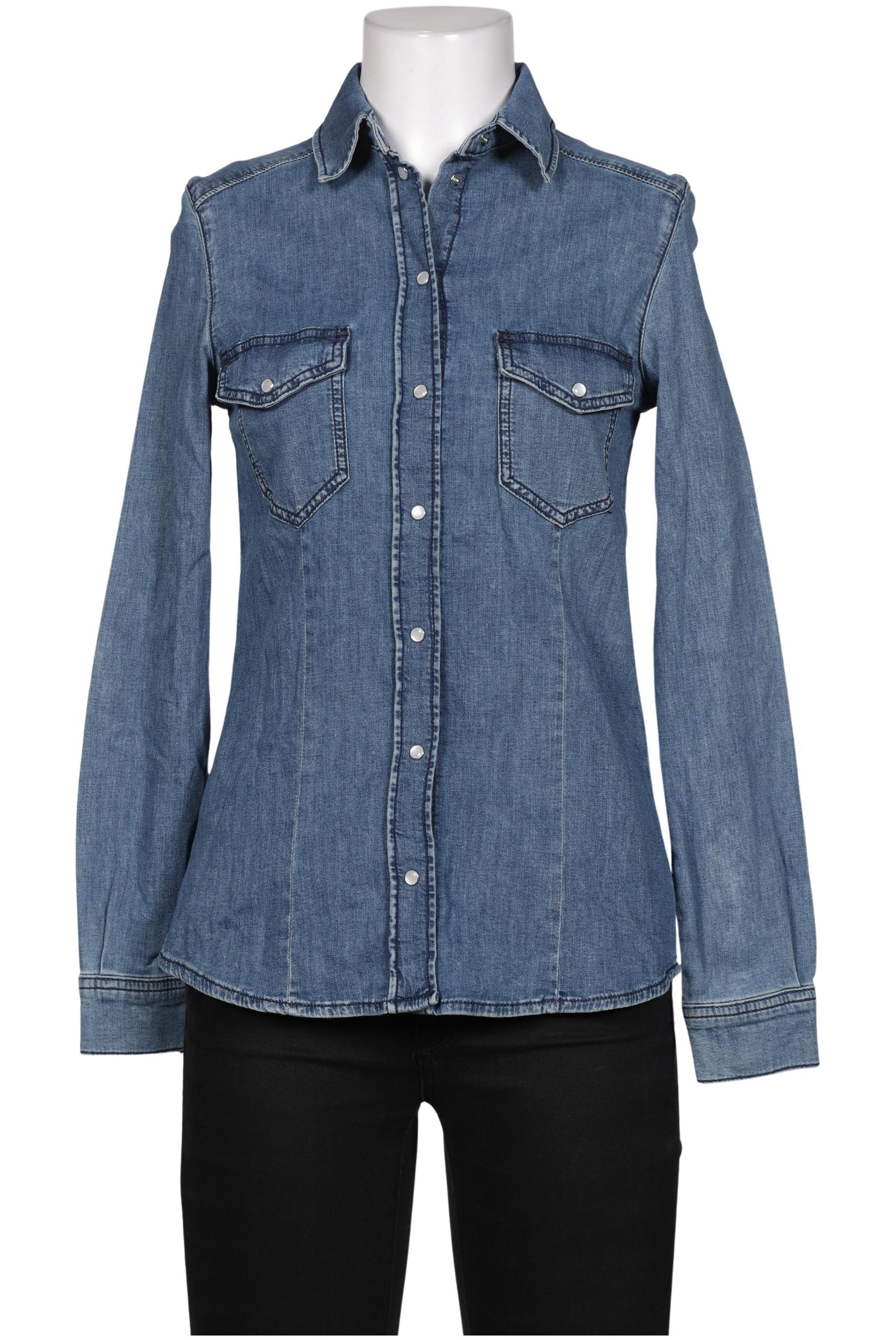 

Hallhuber Damen Bluse, blau, Gr. 34