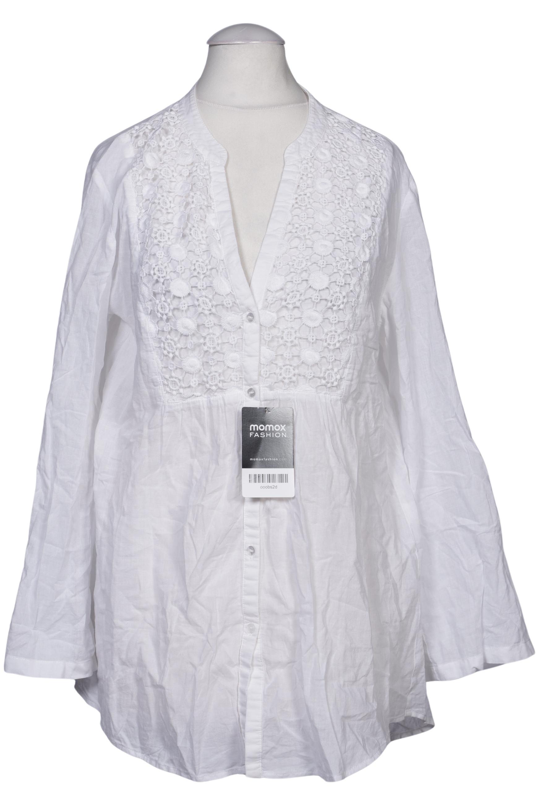 

Hallhuber Damen Bluse, weiß, Gr. 36