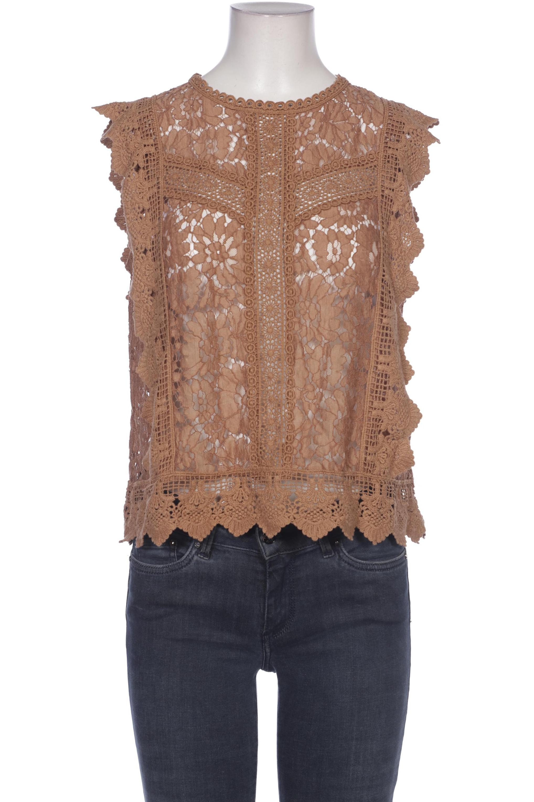 

Hallhuber Damen Bluse, braun, Gr. 40