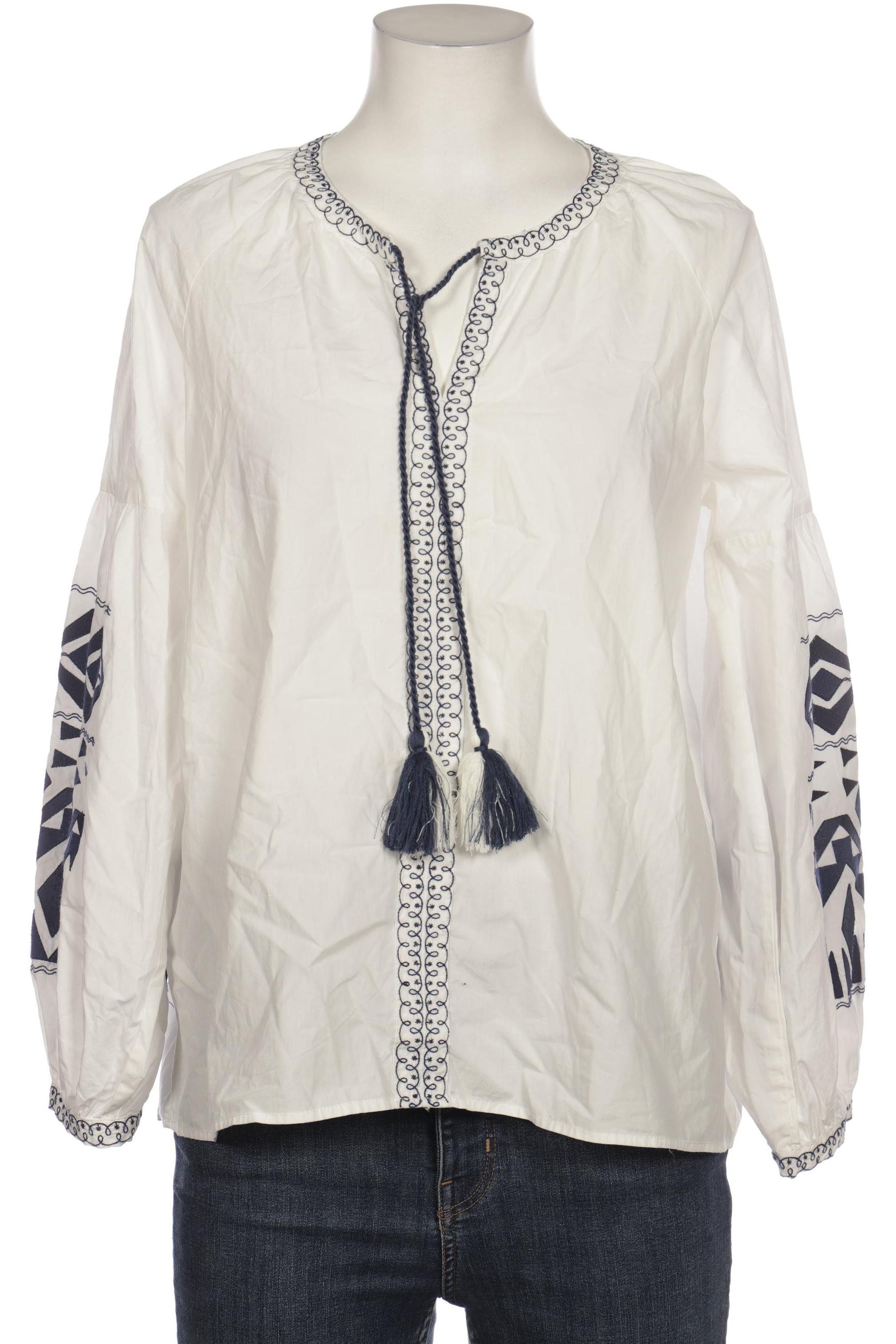 

Hallhuber Damen Bluse, weiß, Gr. 40