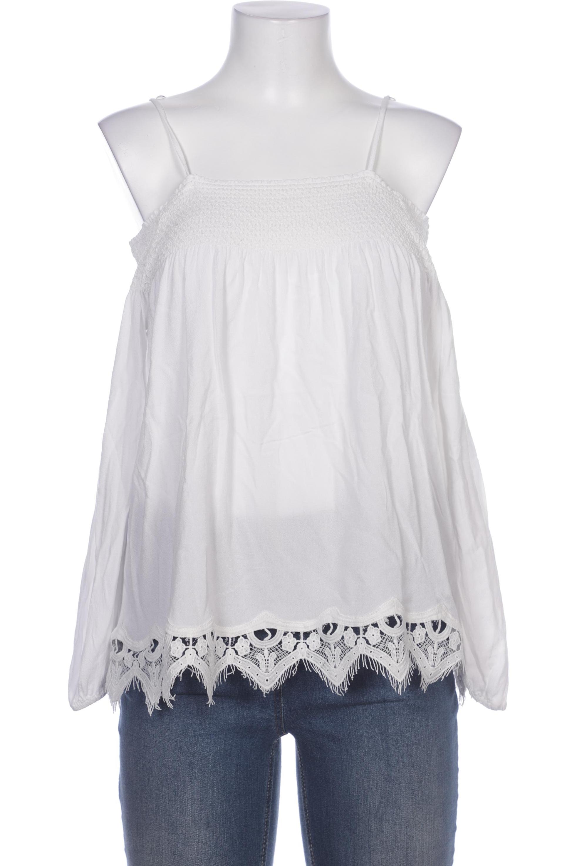 

Hallhuber Damen Bluse, weiß, Gr. 36