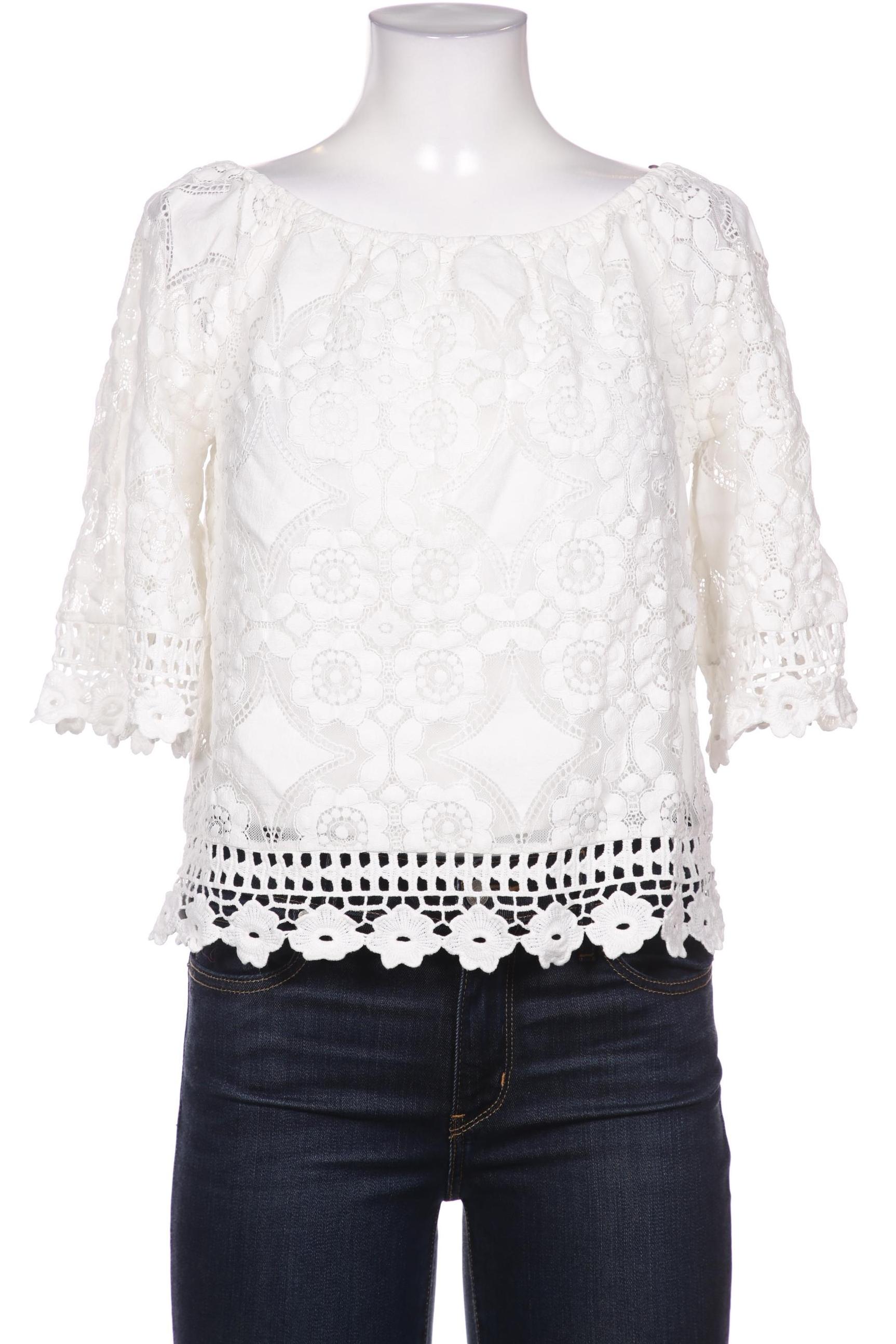 

Hallhuber Damen Bluse, weiß, Gr. 38