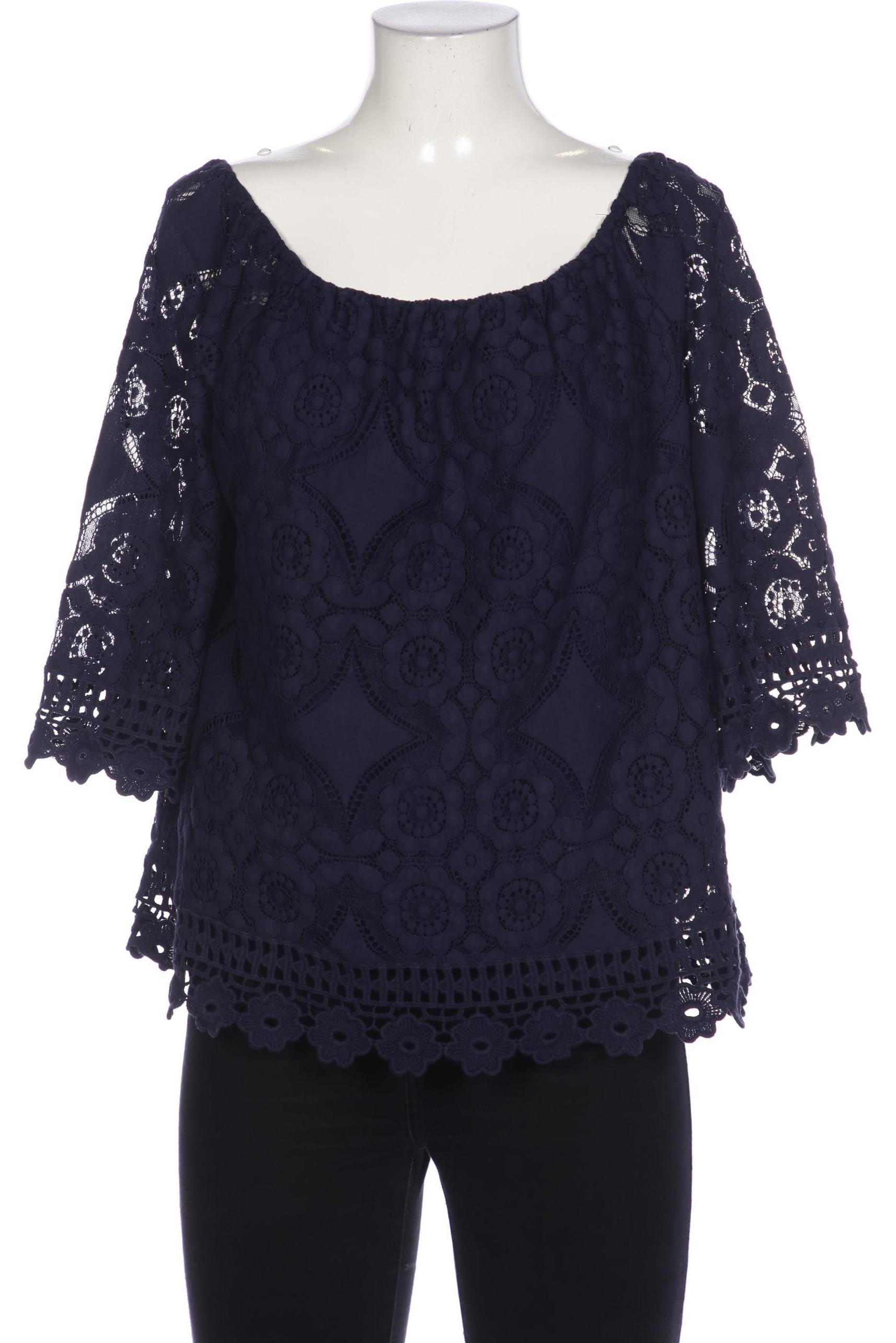 

Hallhuber Damen Bluse, marineblau, Gr. 42