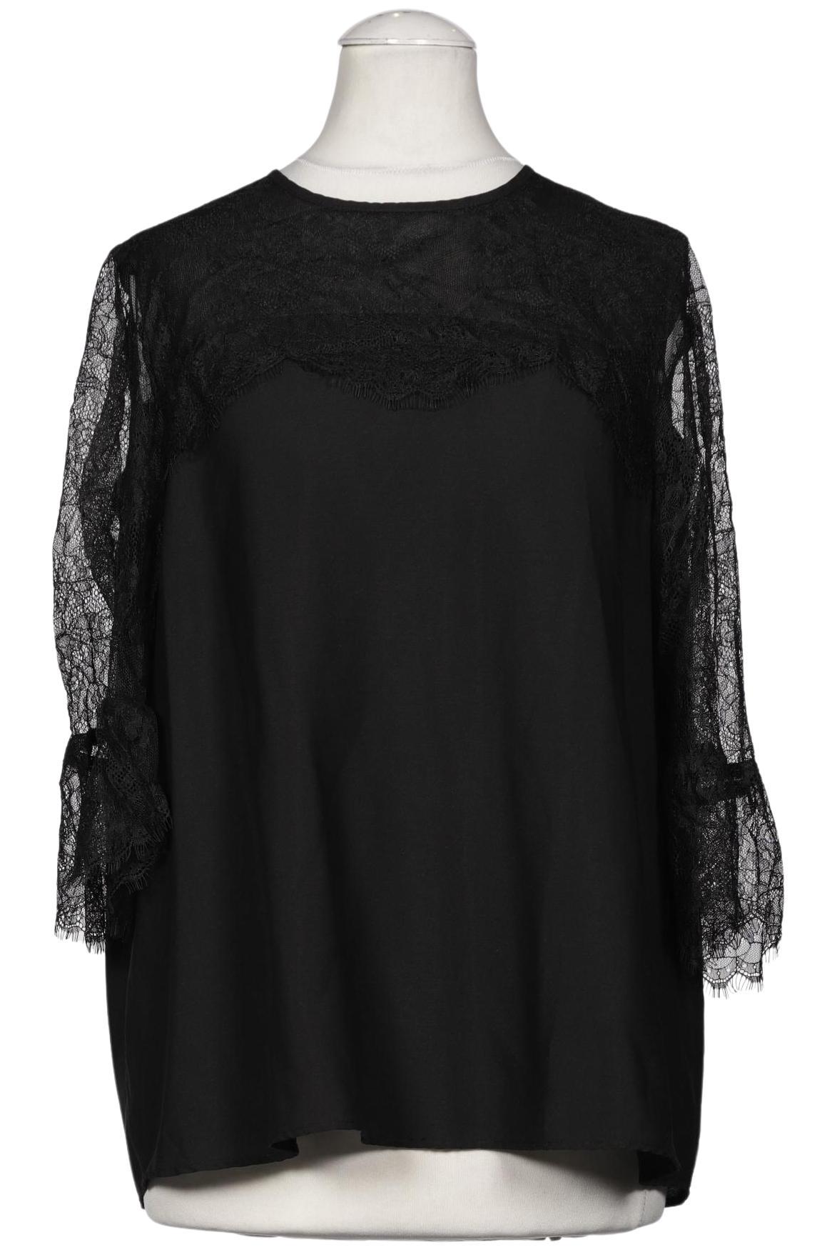 

Hallhuber Damen Bluse, schwarz, Gr. 34