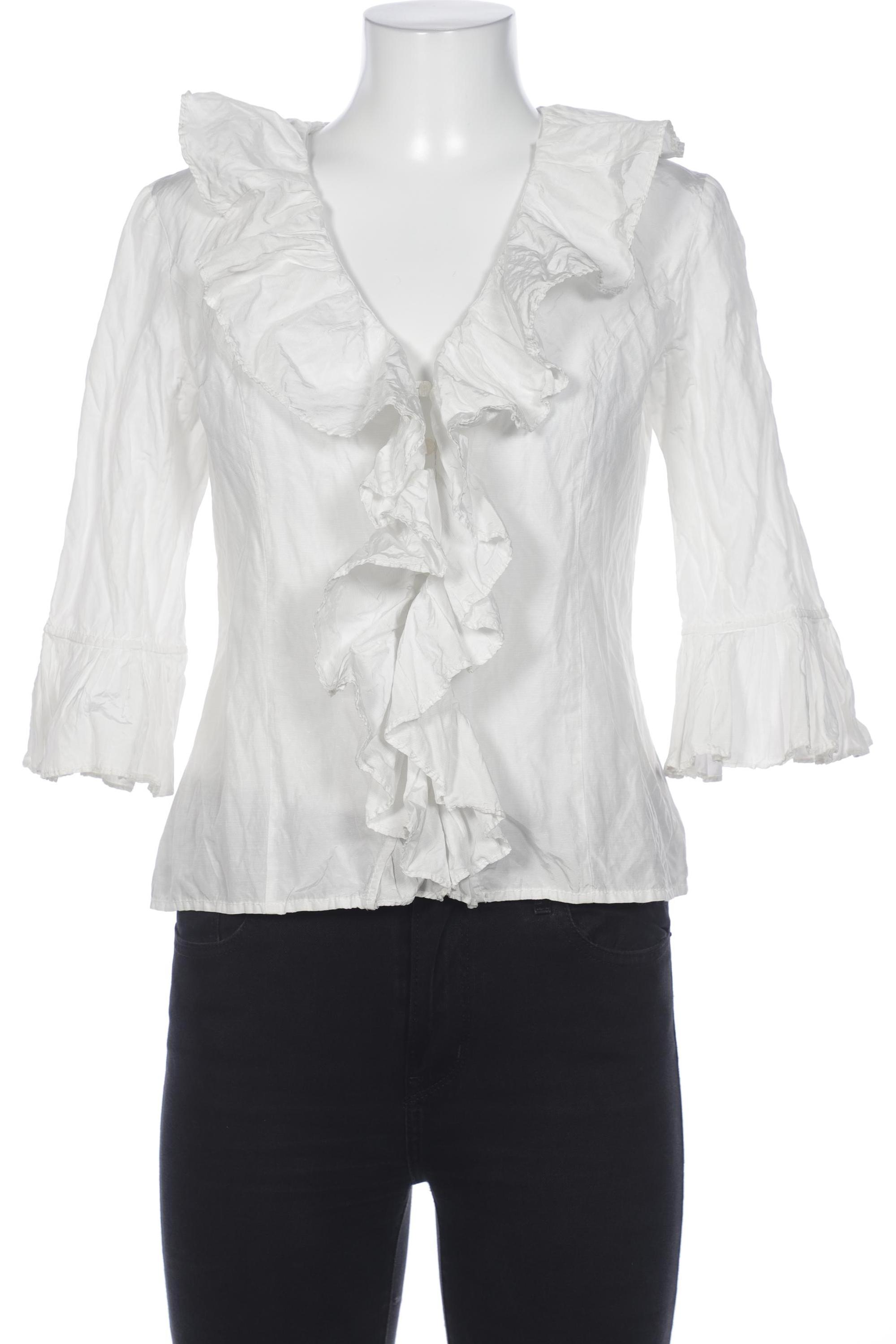 

Hallhuber Damen Bluse, weiß, Gr. 40