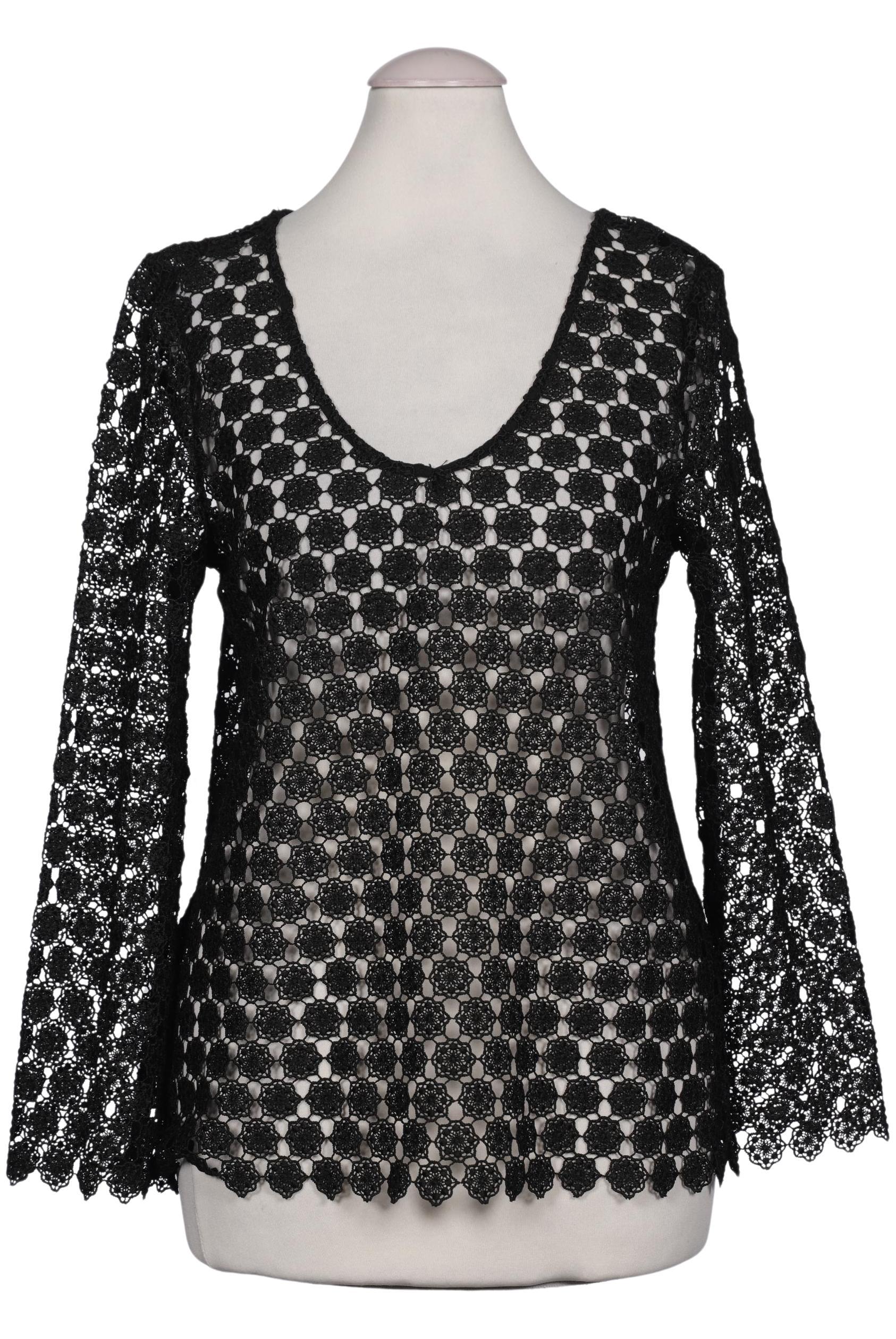 

Hallhuber Damen Bluse, schwarz, Gr. 34