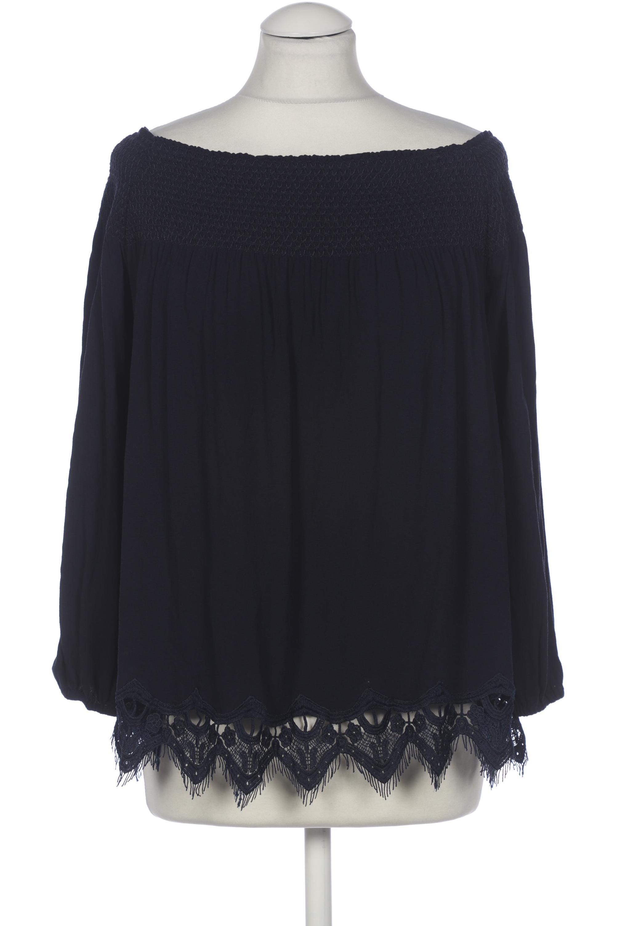 

Hallhuber Damen Bluse, marineblau, Gr. 38