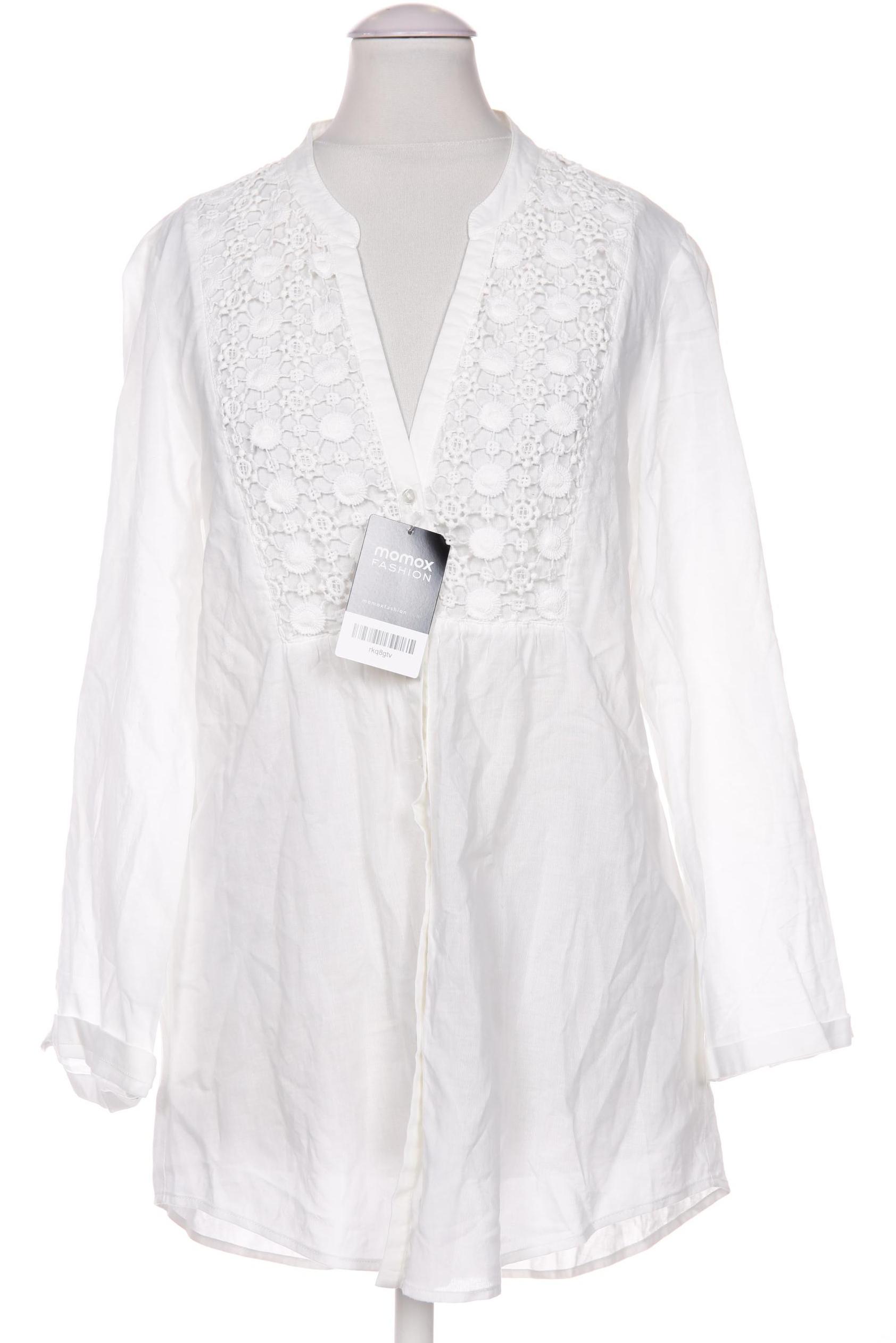 

Hallhuber Damen Bluse, weiß, Gr. 34