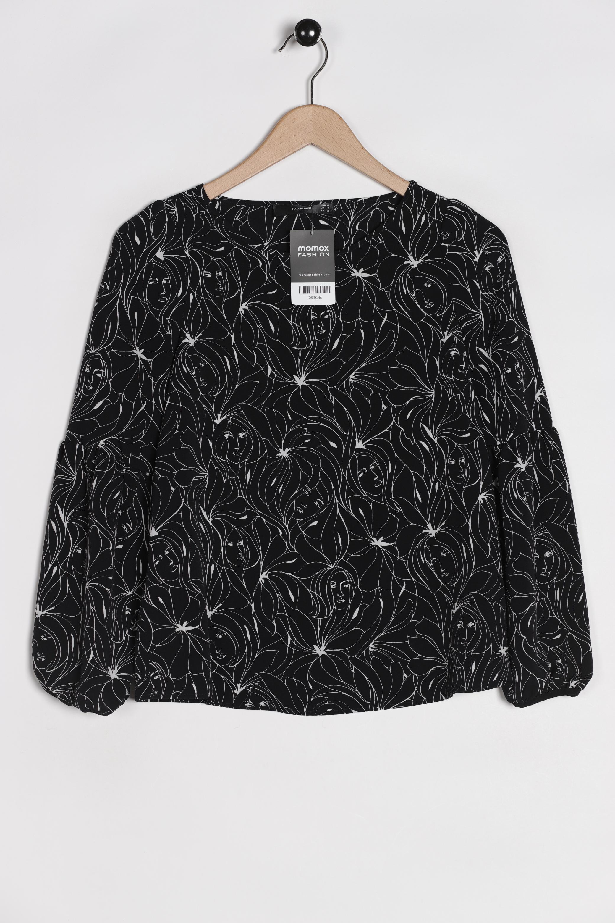 

Hallhuber Damen Bluse, schwarz, Gr. 34