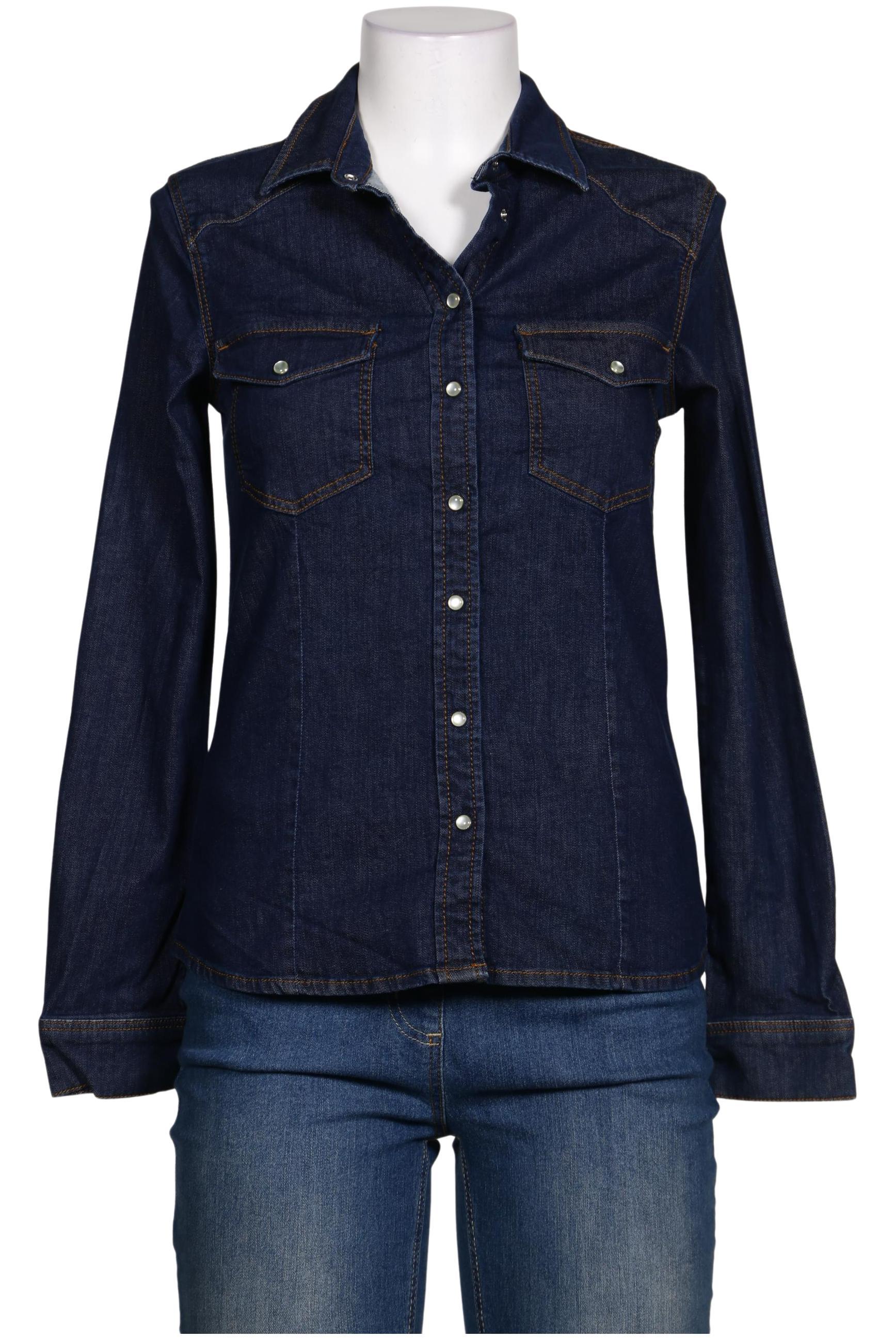 

Hallhuber Damen Bluse, marineblau, Gr. 36