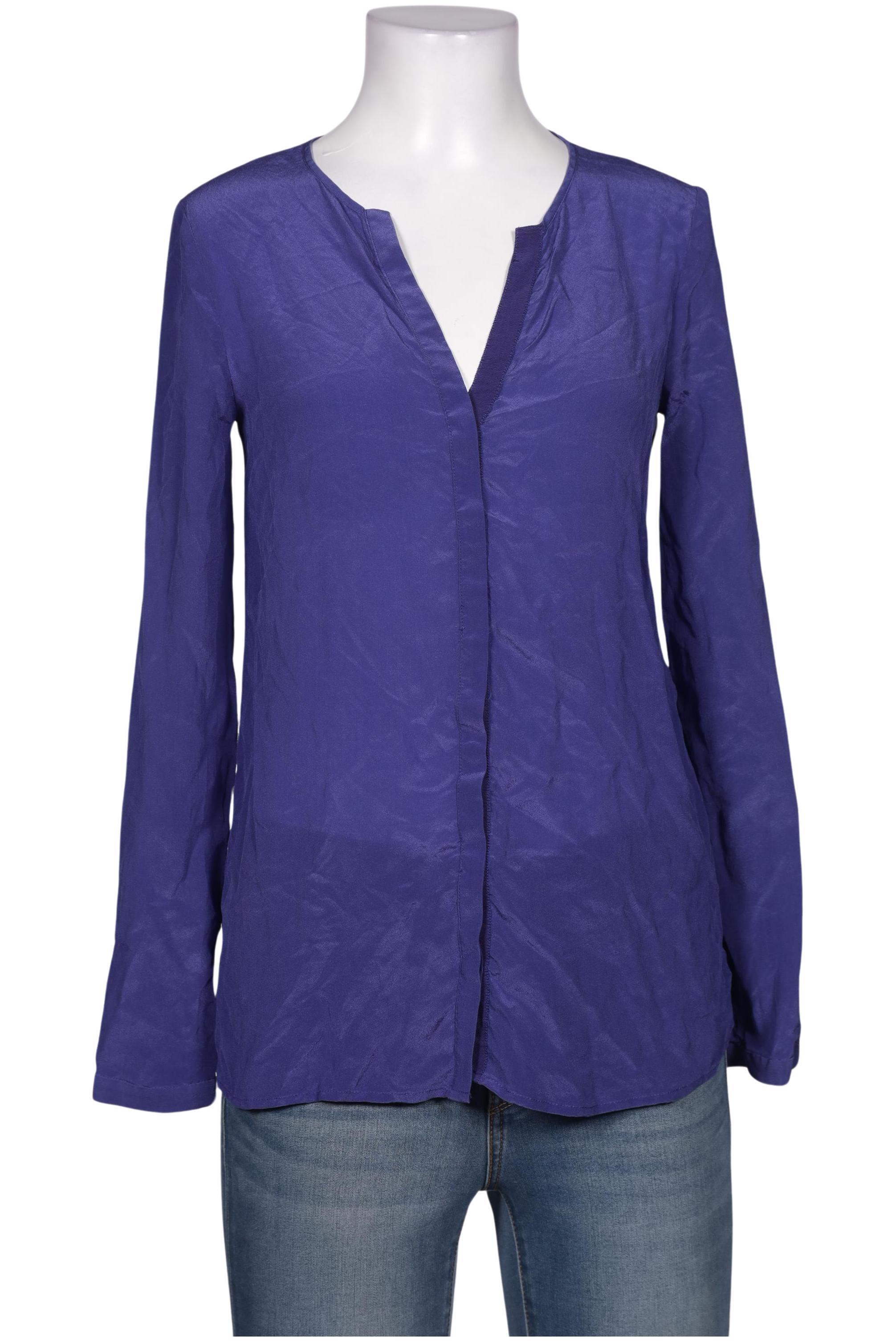 

Hallhuber Damen Bluse, marineblau, Gr. 34