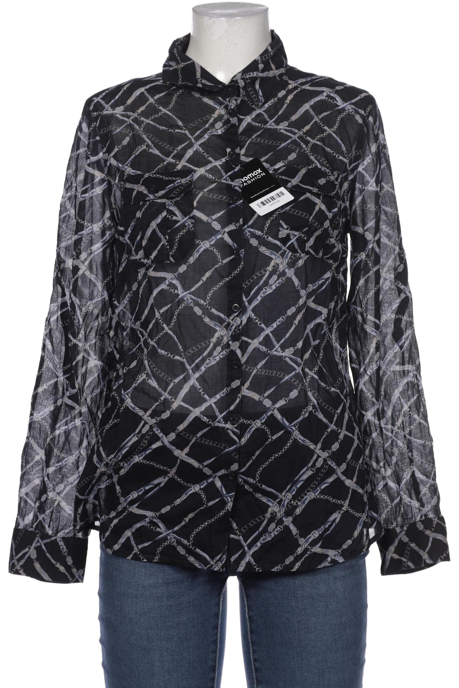

Hallhuber Damen Bluse, schwarz, Gr. 40