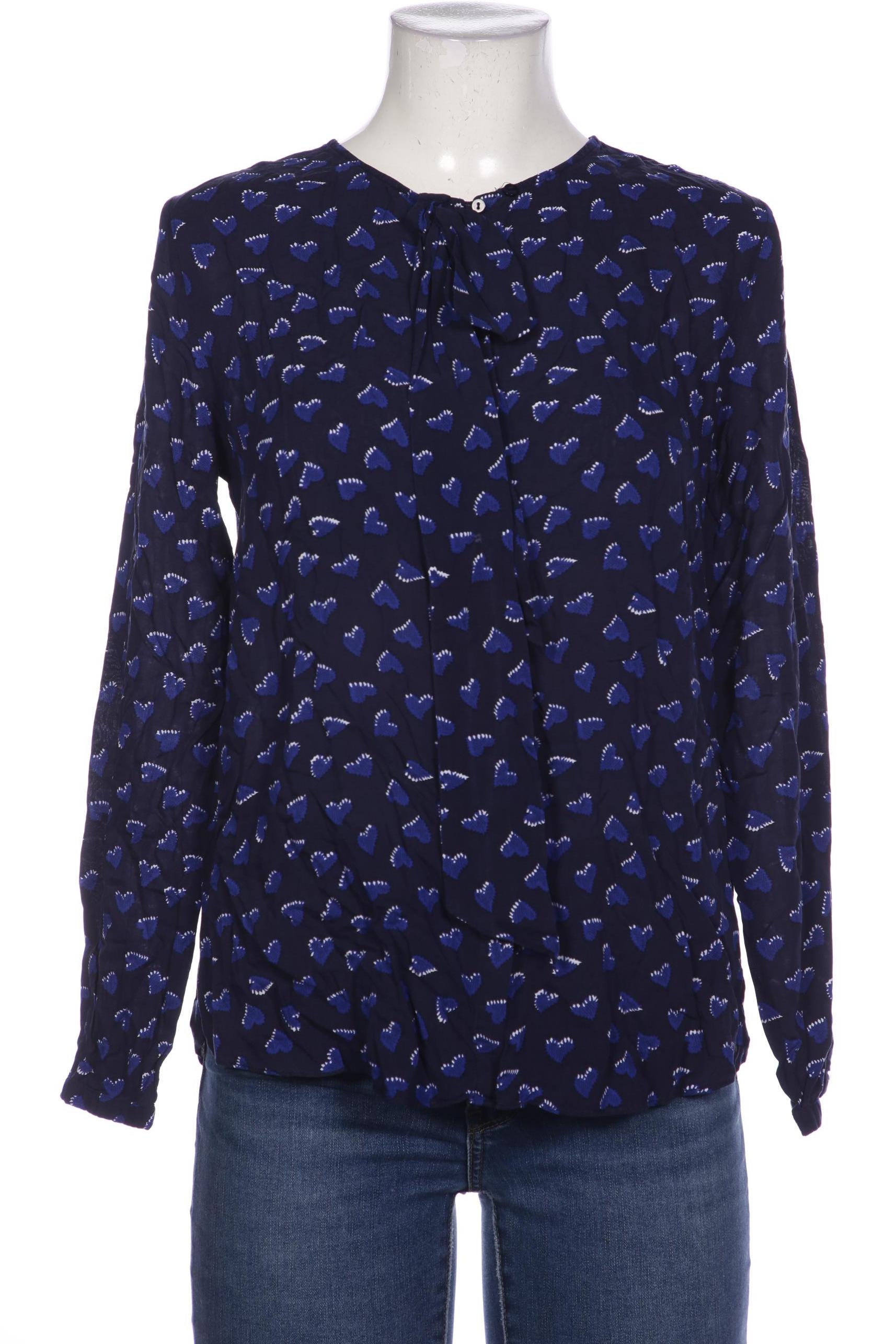 

Hallhuber Damen Bluse, marineblau, Gr. 36