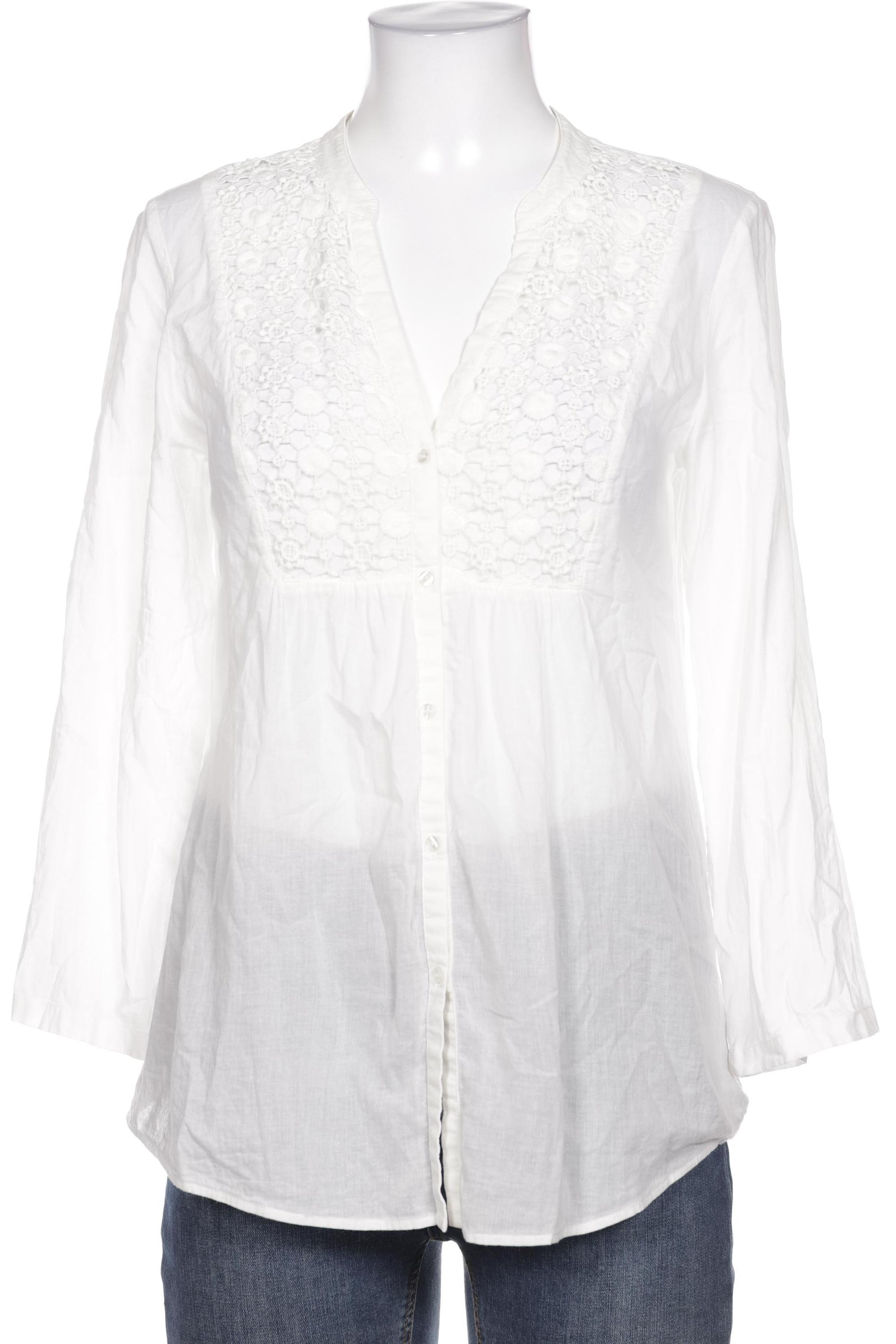 

Hallhuber Damen Bluse, cremeweiß, Gr. 36