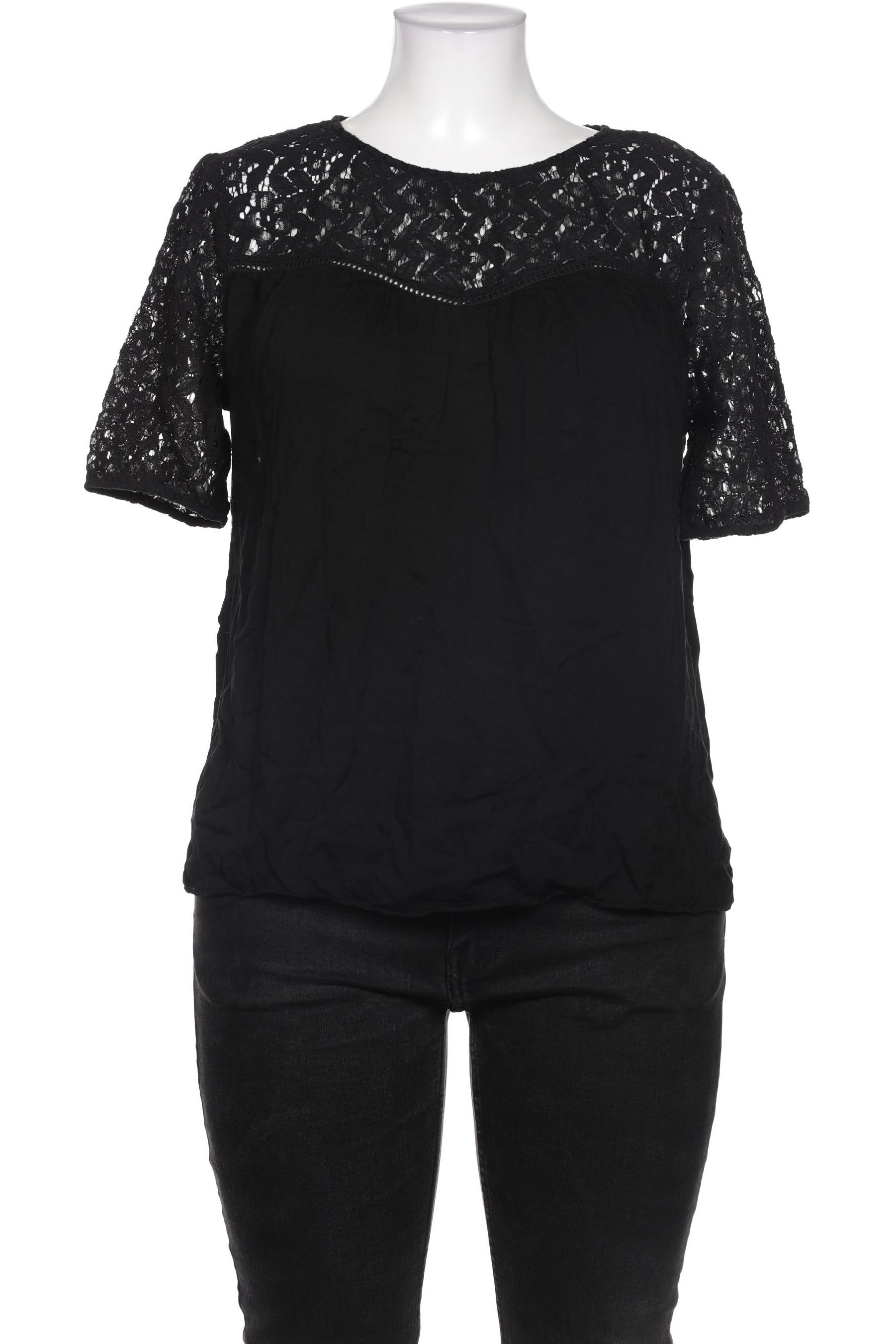 

Hallhuber Damen Bluse, schwarz, Gr. 42