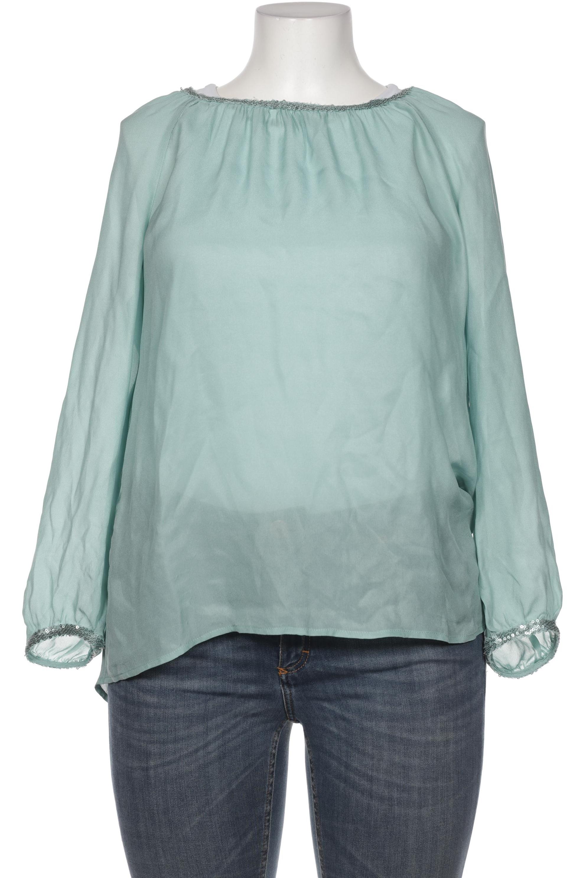 

Hallhuber Damen Bluse, türkis, Gr. 42