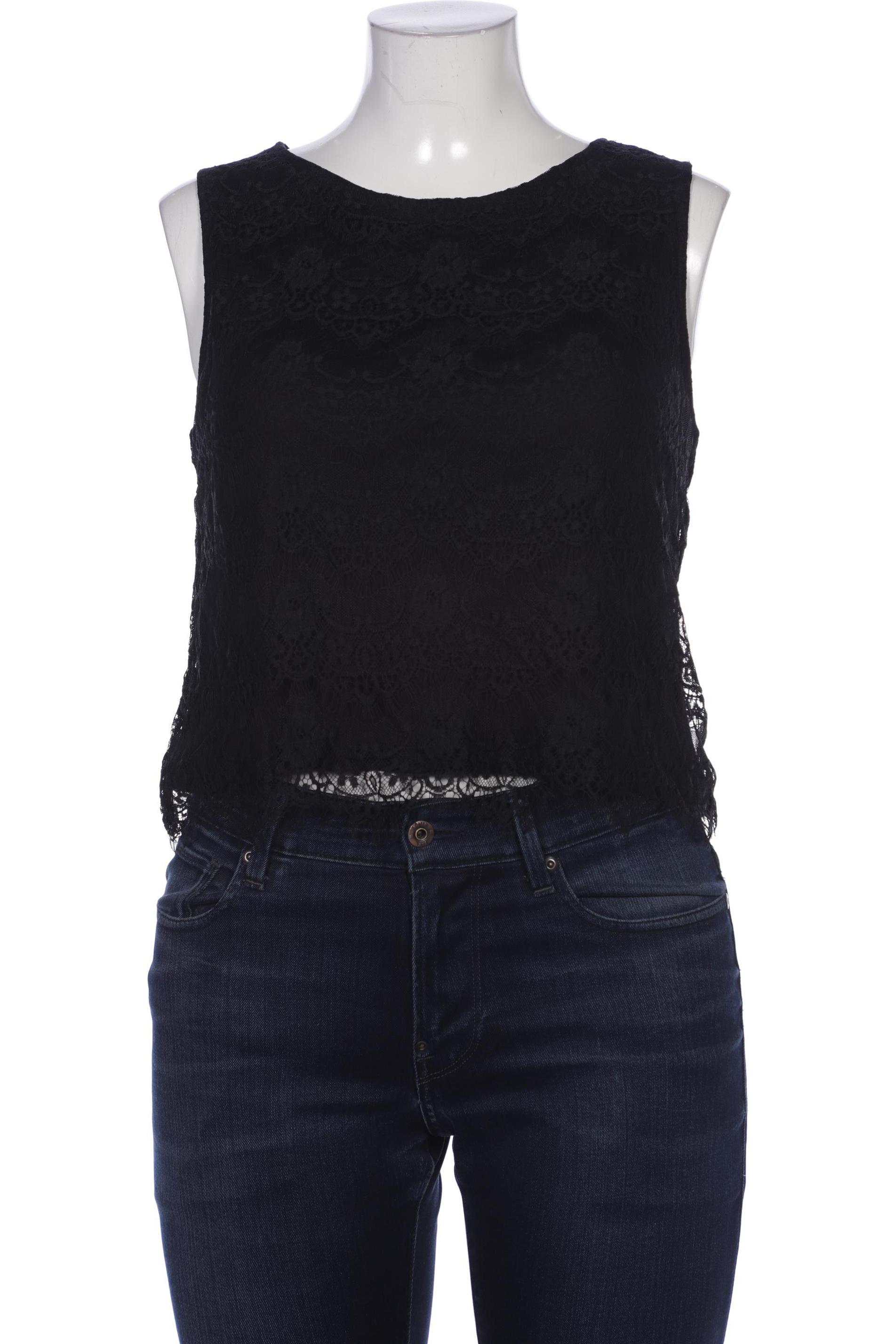 

Hallhuber Damen Bluse, schwarz, Gr. 44