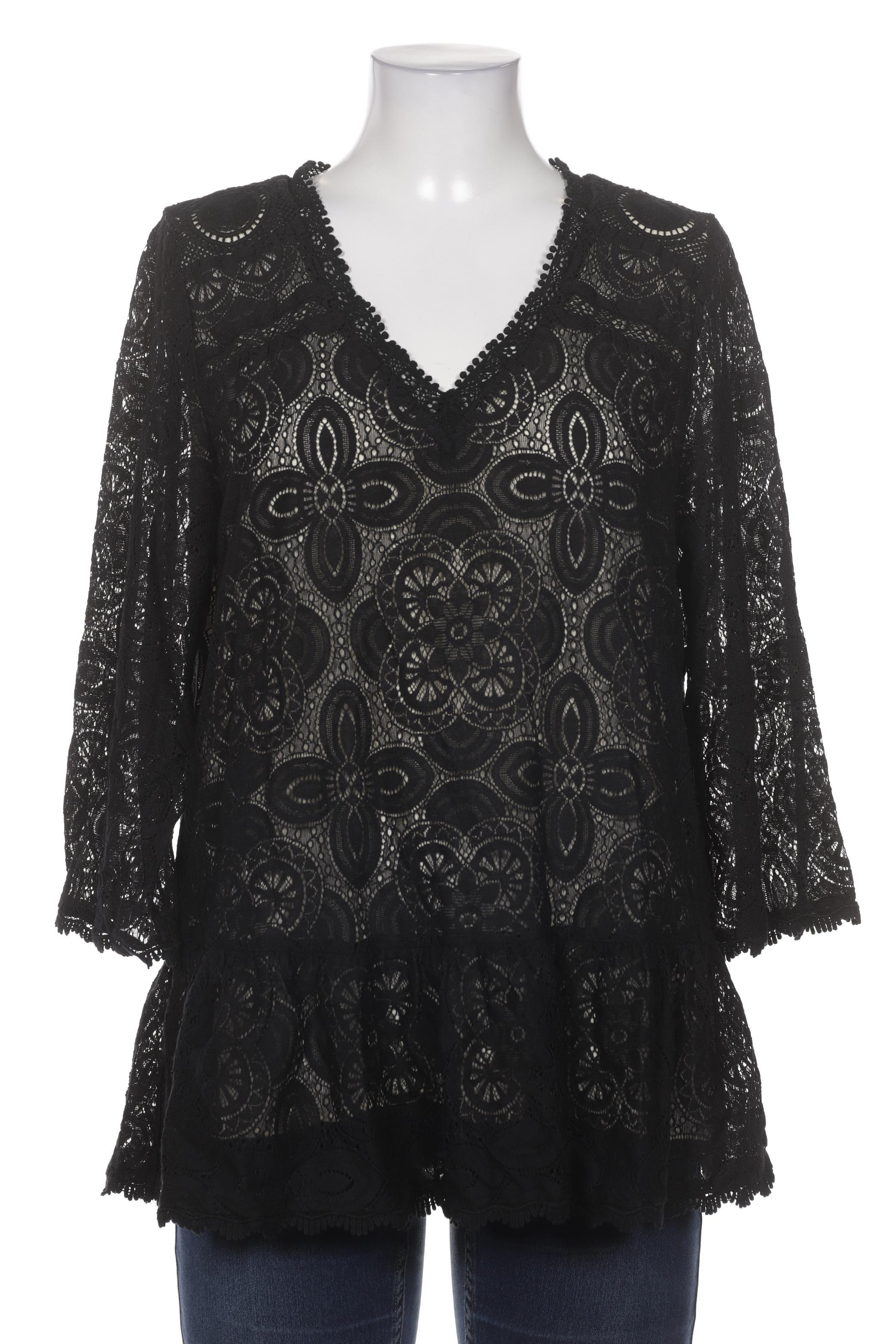 

Hallhuber Damen Bluse, schwarz, Gr. 42