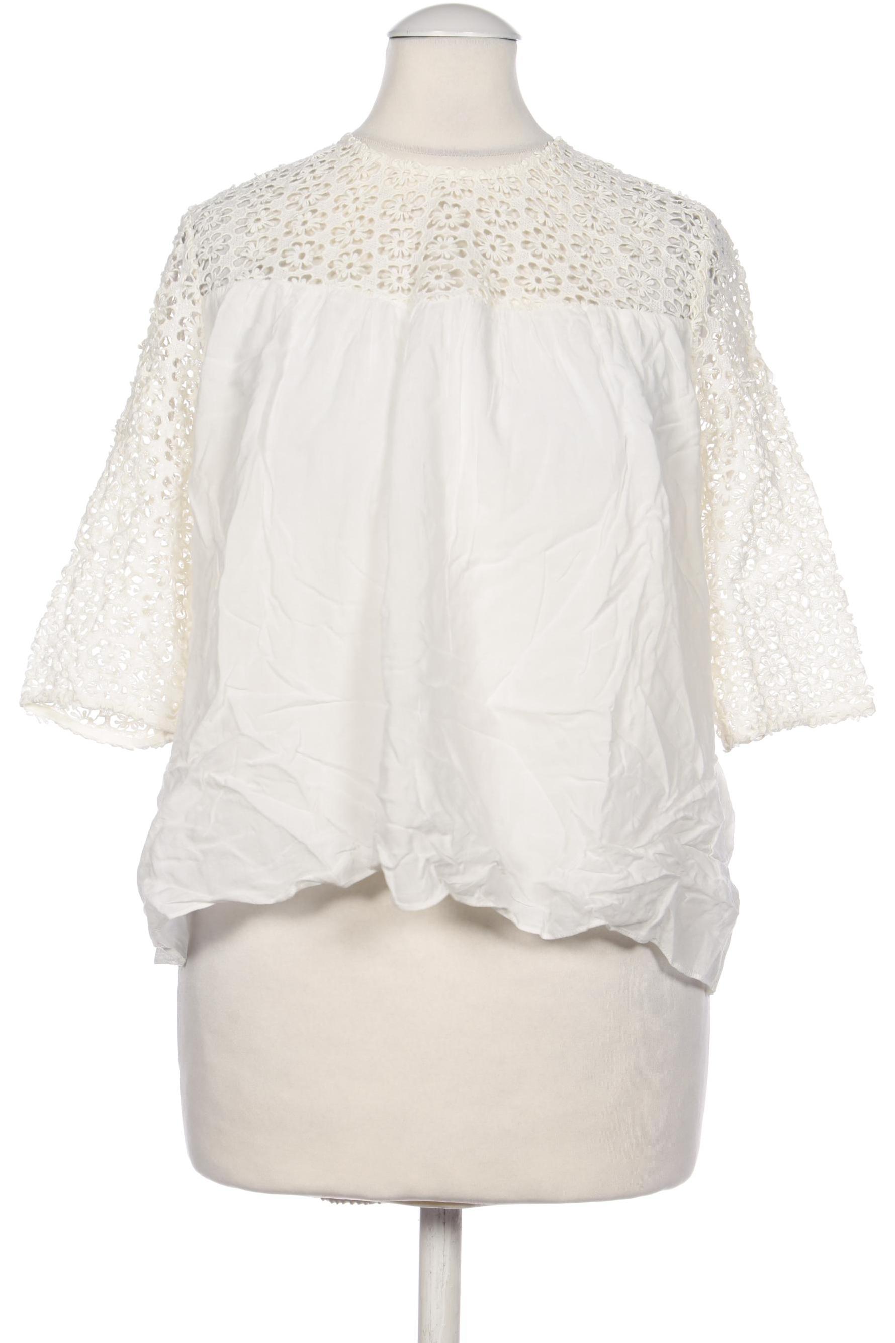 

Hallhuber Damen Bluse, cremeweiß, Gr. 34