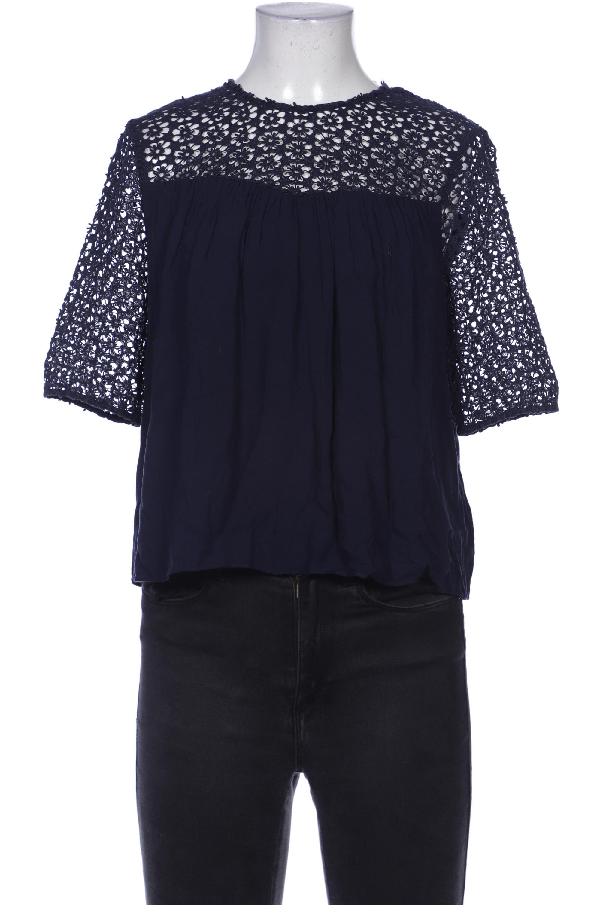 

Hallhuber Damen Bluse, marineblau, Gr. 36