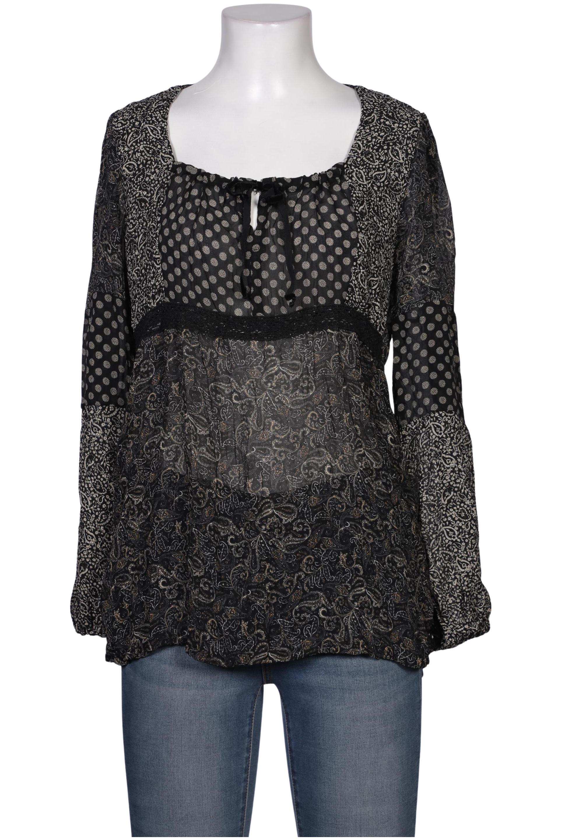 

Hallhuber Damen Bluse, schwarz, Gr. 38