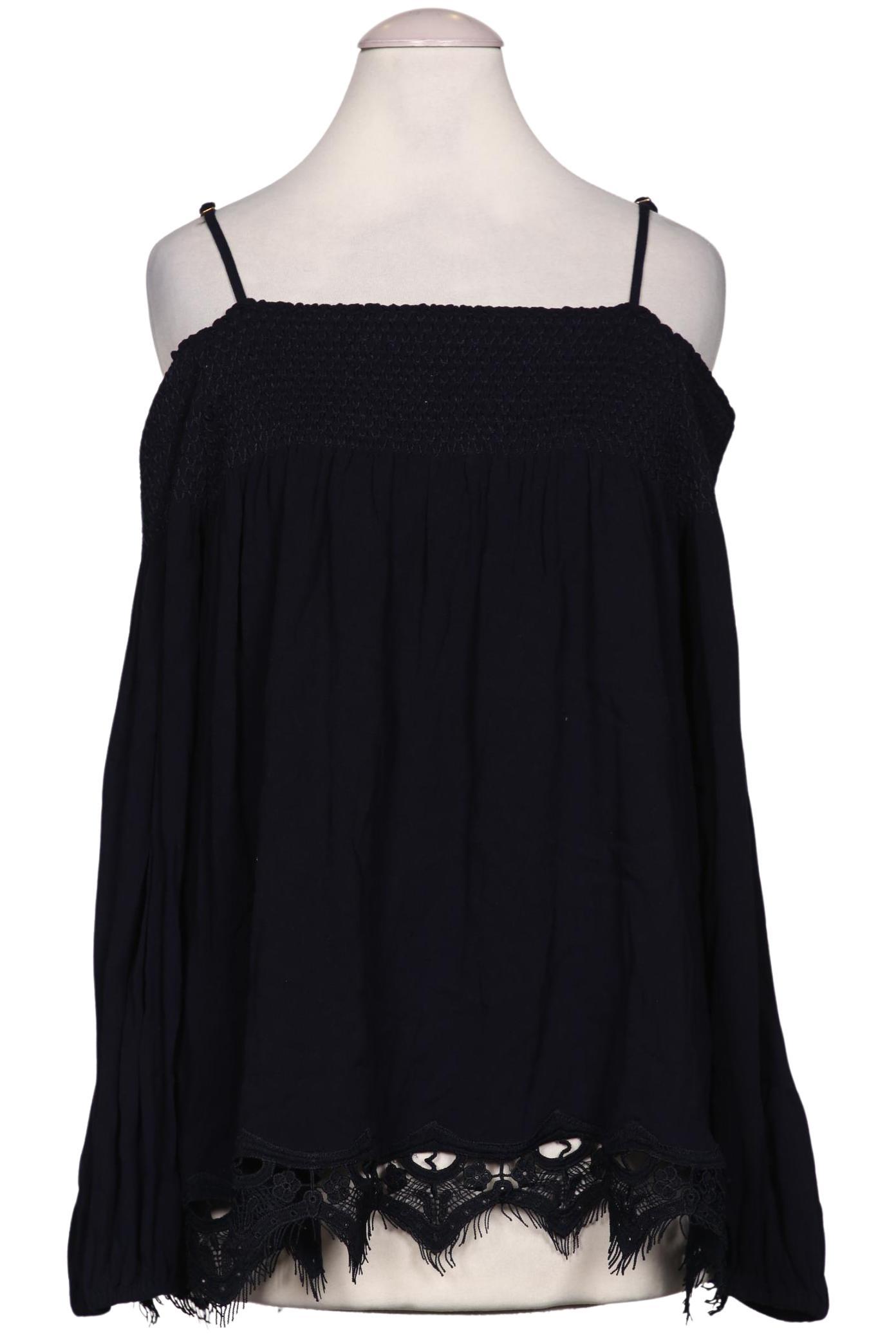 

Hallhuber Damen Bluse, marineblau, Gr. 34