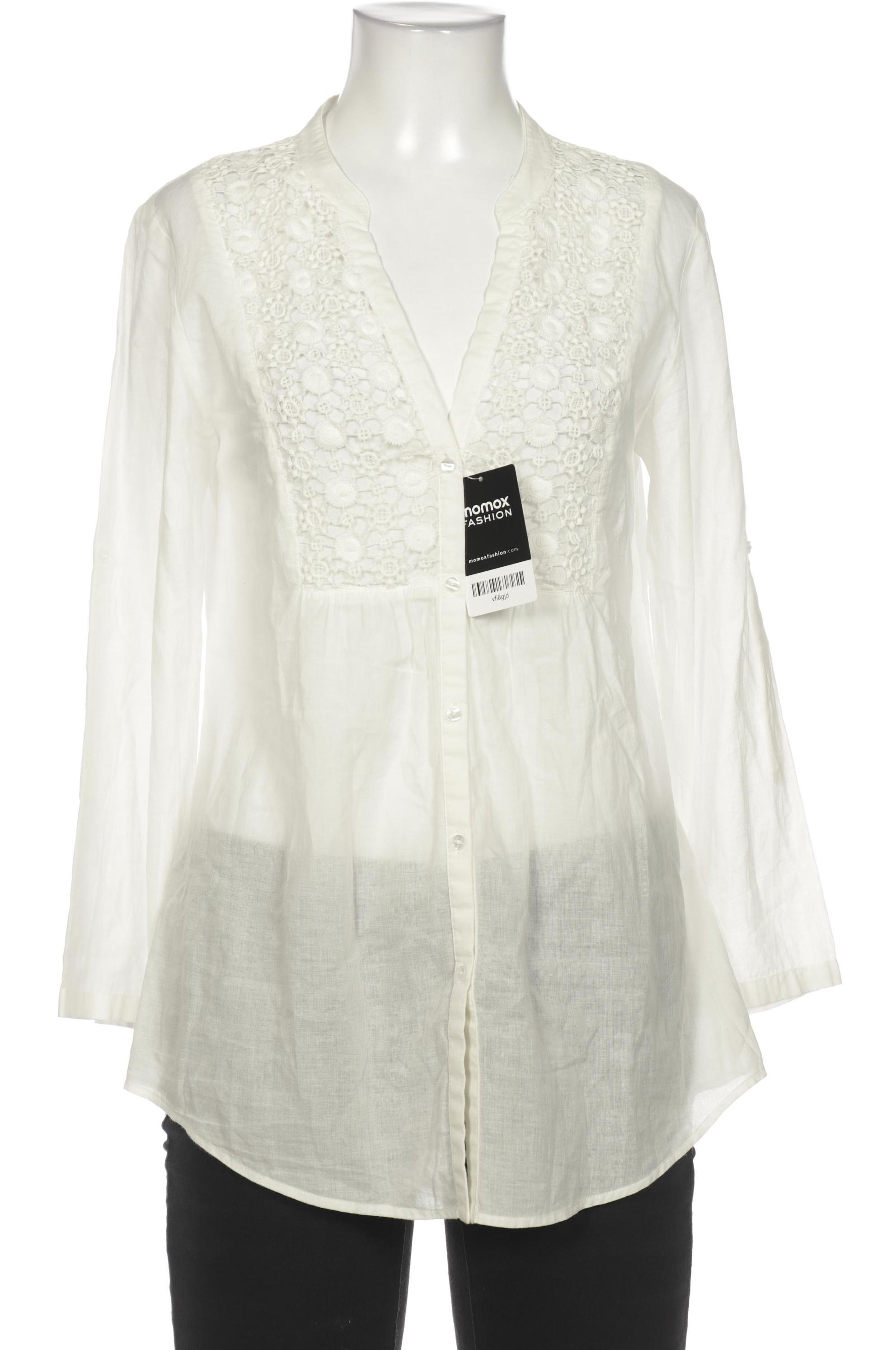 

Hallhuber Damen Bluse, weiß, Gr. 36