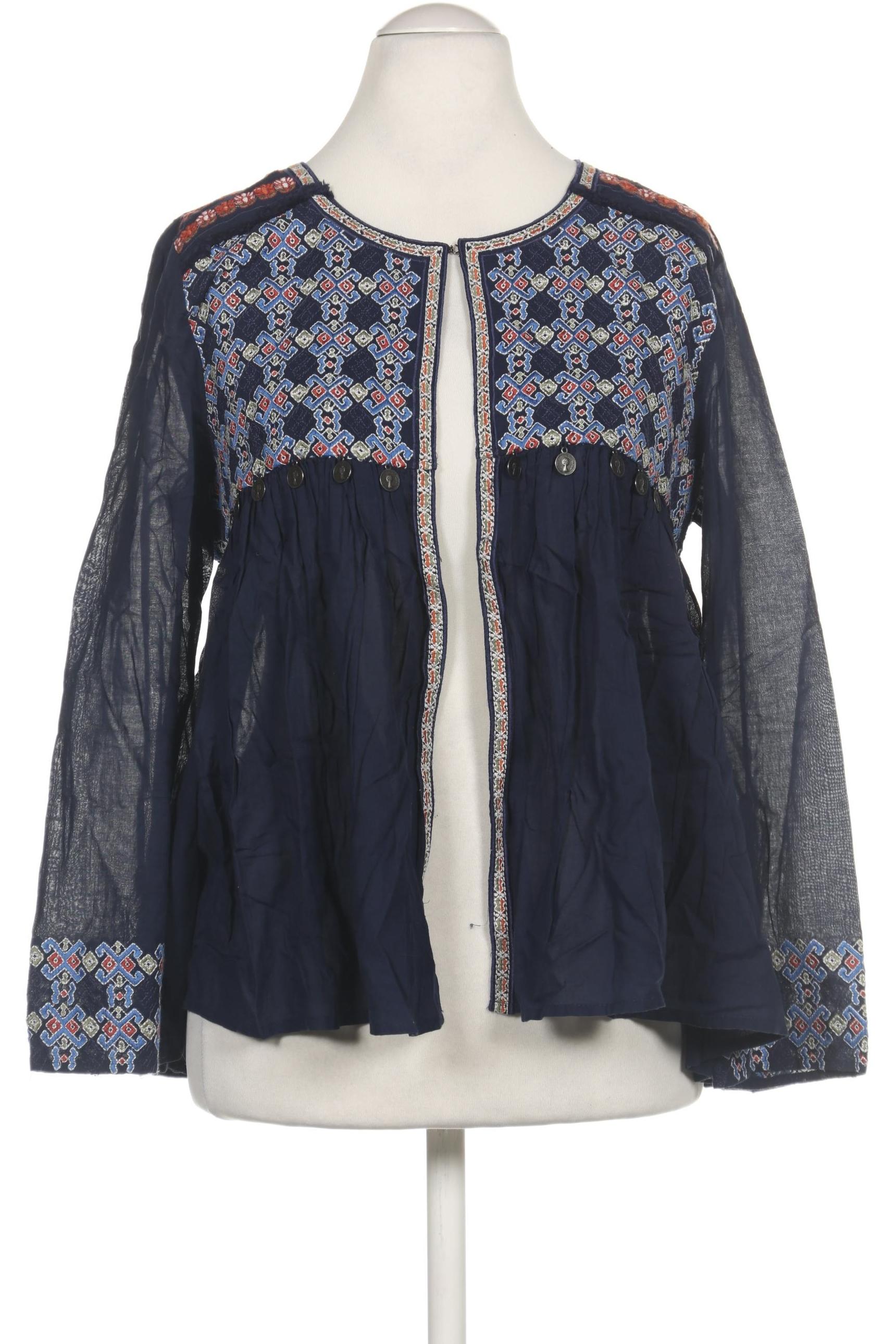 

Hallhuber Damen Bluse, marineblau, Gr. 40