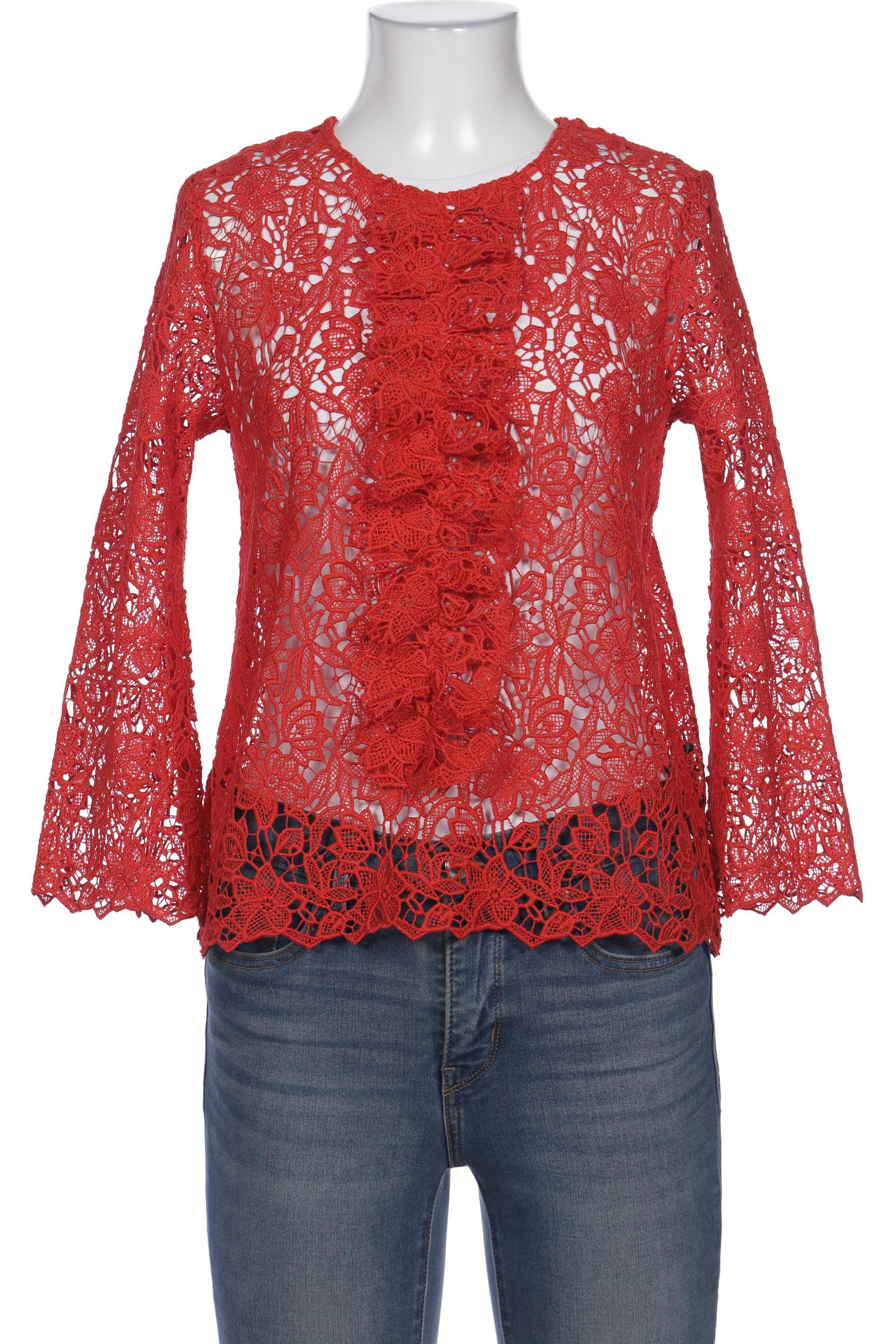 

Hallhuber Damen Bluse, rot, Gr. 36