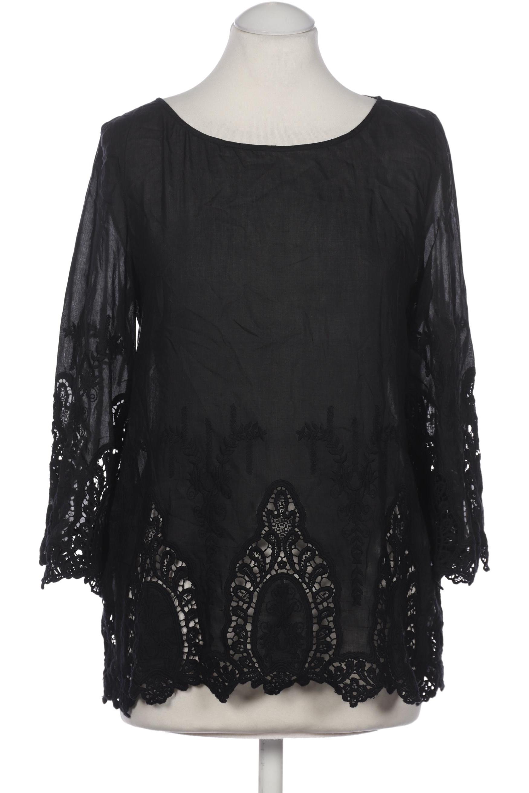 

Hallhuber Damen Bluse, schwarz, Gr. 38