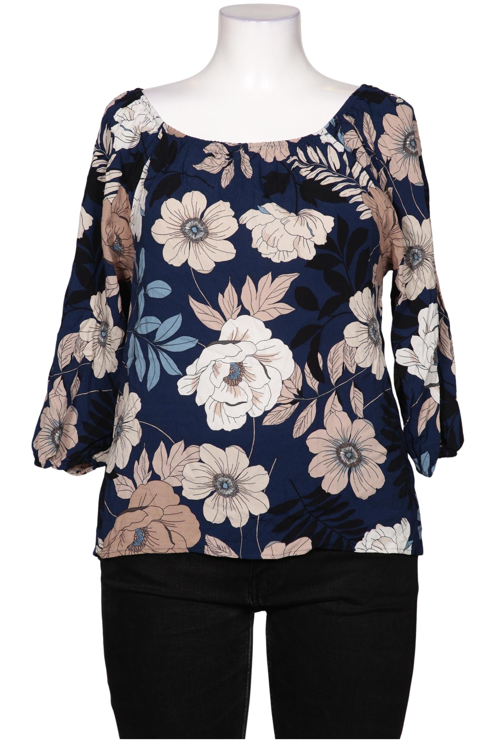 

Hallhuber Damen Bluse, marineblau, Gr. 44