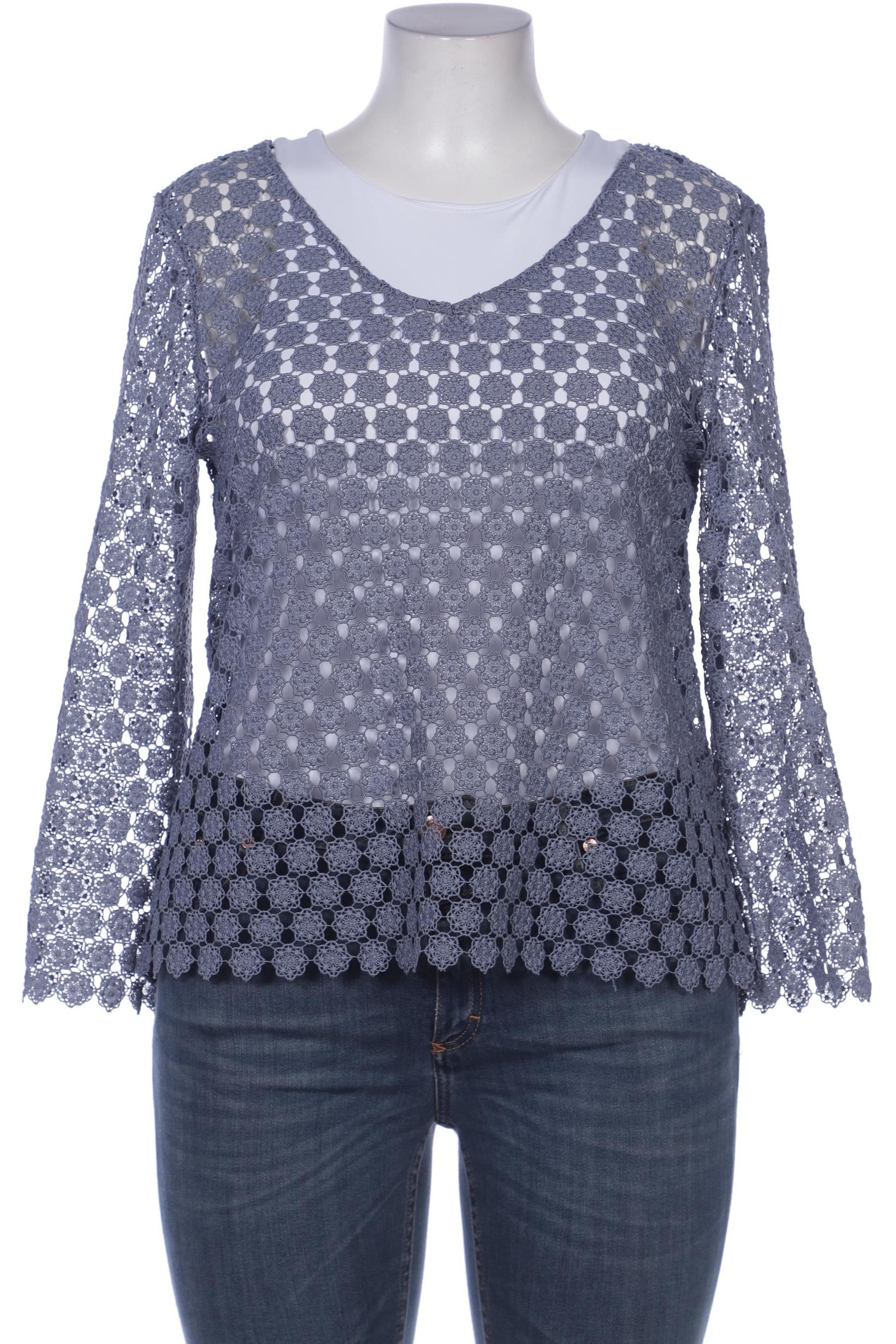 

Hallhuber Damen Bluse, blau, Gr. 46