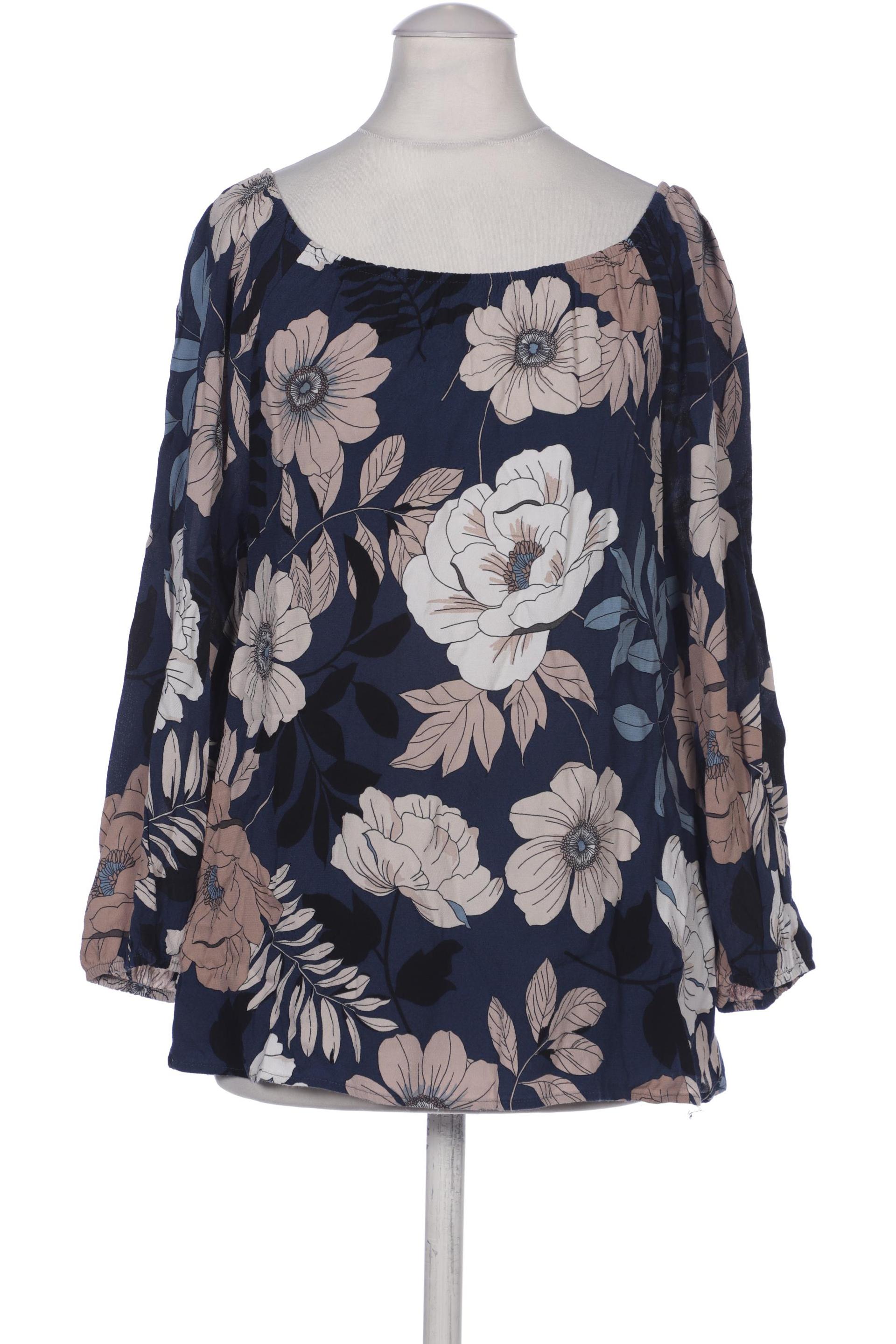 

Hallhuber Damen Bluse, marineblau, Gr. 34