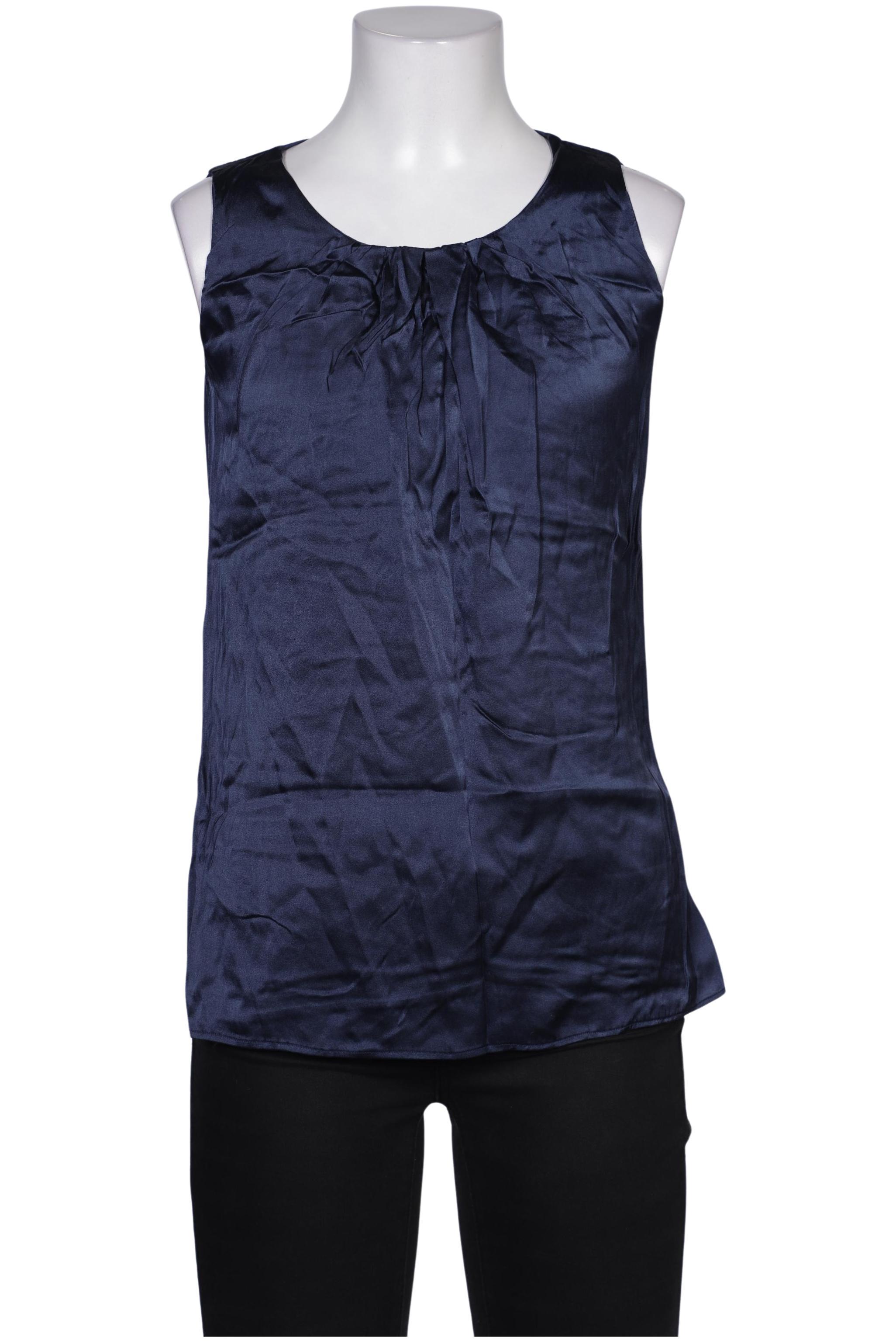 

Hallhuber Damen Bluse, marineblau, Gr. 34