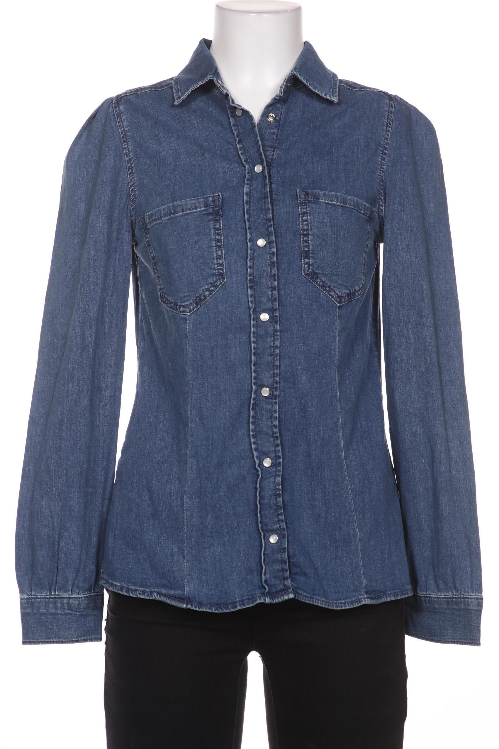 

Hallhuber Damen Bluse, blau, Gr. 36