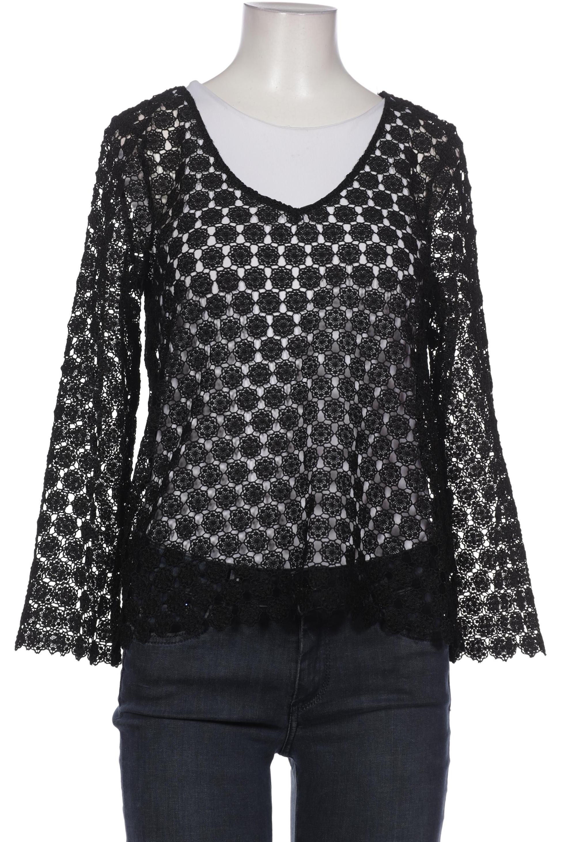 

Hallhuber Damen Bluse, schwarz, Gr. 38