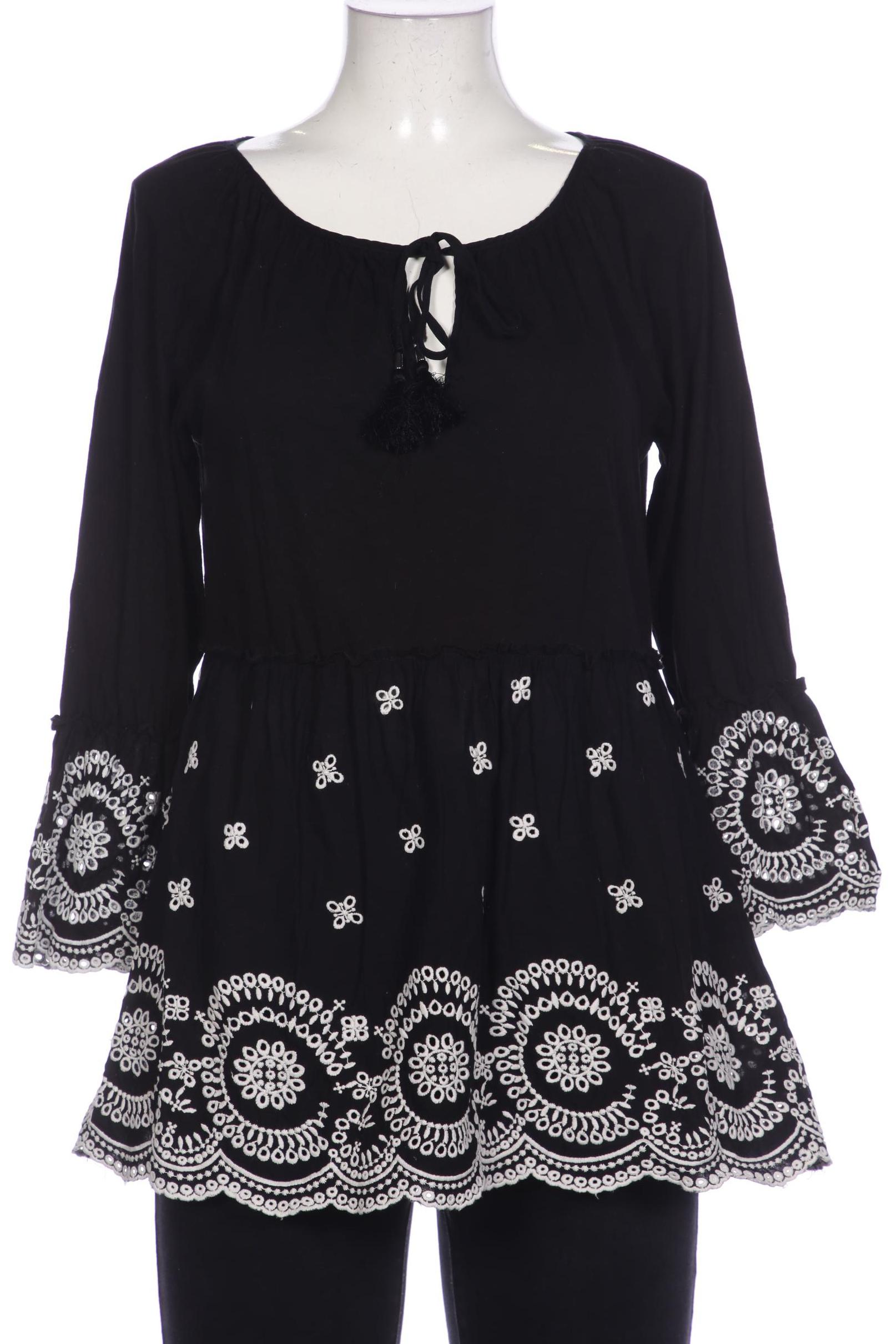 

Hallhuber Damen Bluse, schwarz, Gr. 38
