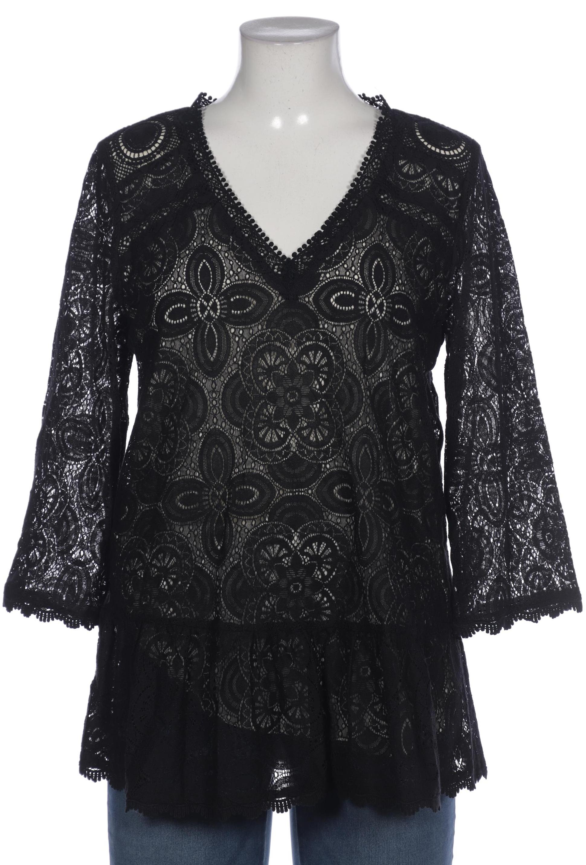 

Hallhuber Damen Bluse, schwarz, Gr. 40