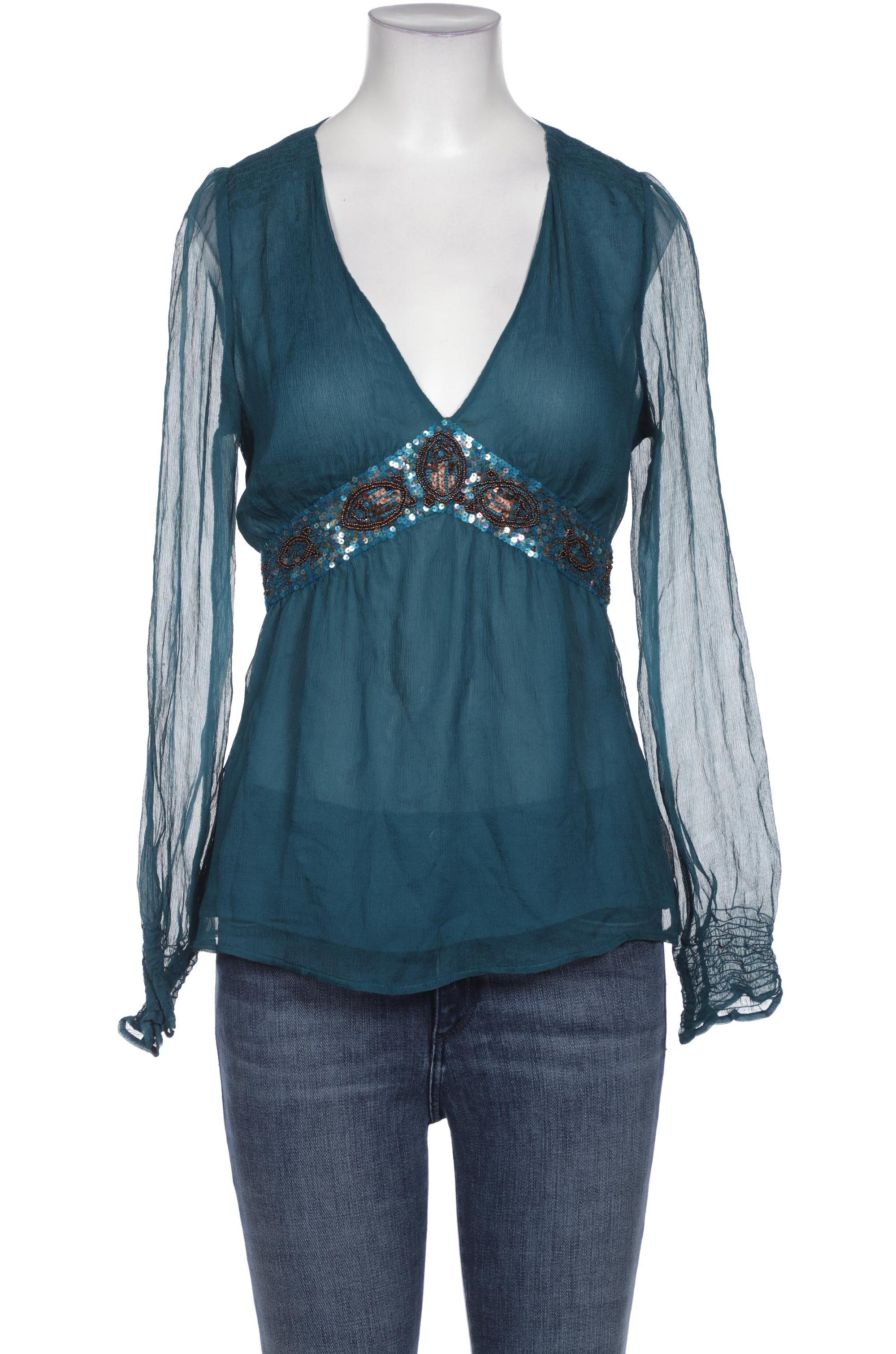 

Hallhuber Damen Bluse, türkis, Gr. 38