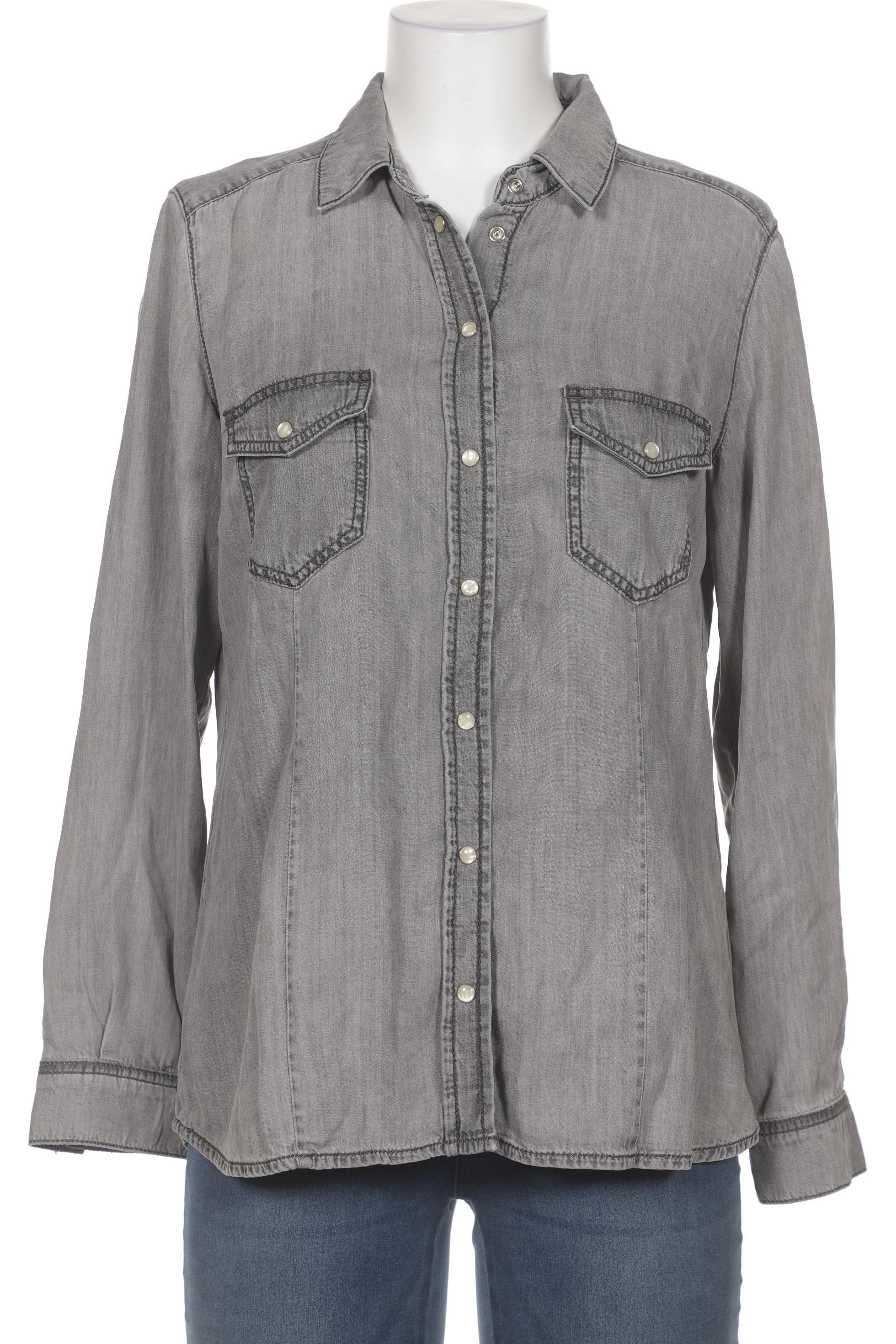 

Hallhuber Damen Bluse, grau, Gr. 42