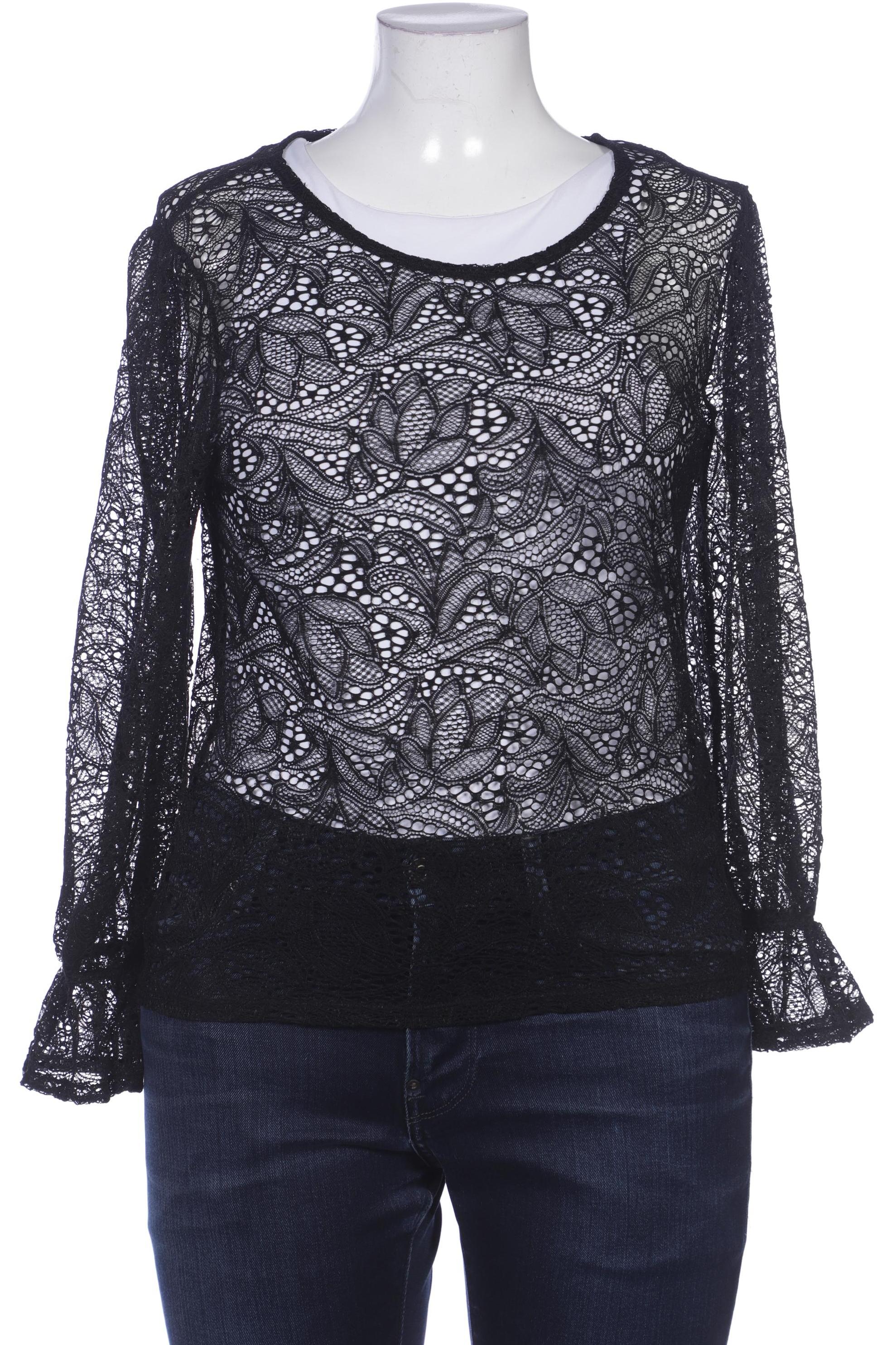 

Hallhuber Damen Bluse, schwarz, Gr. 44