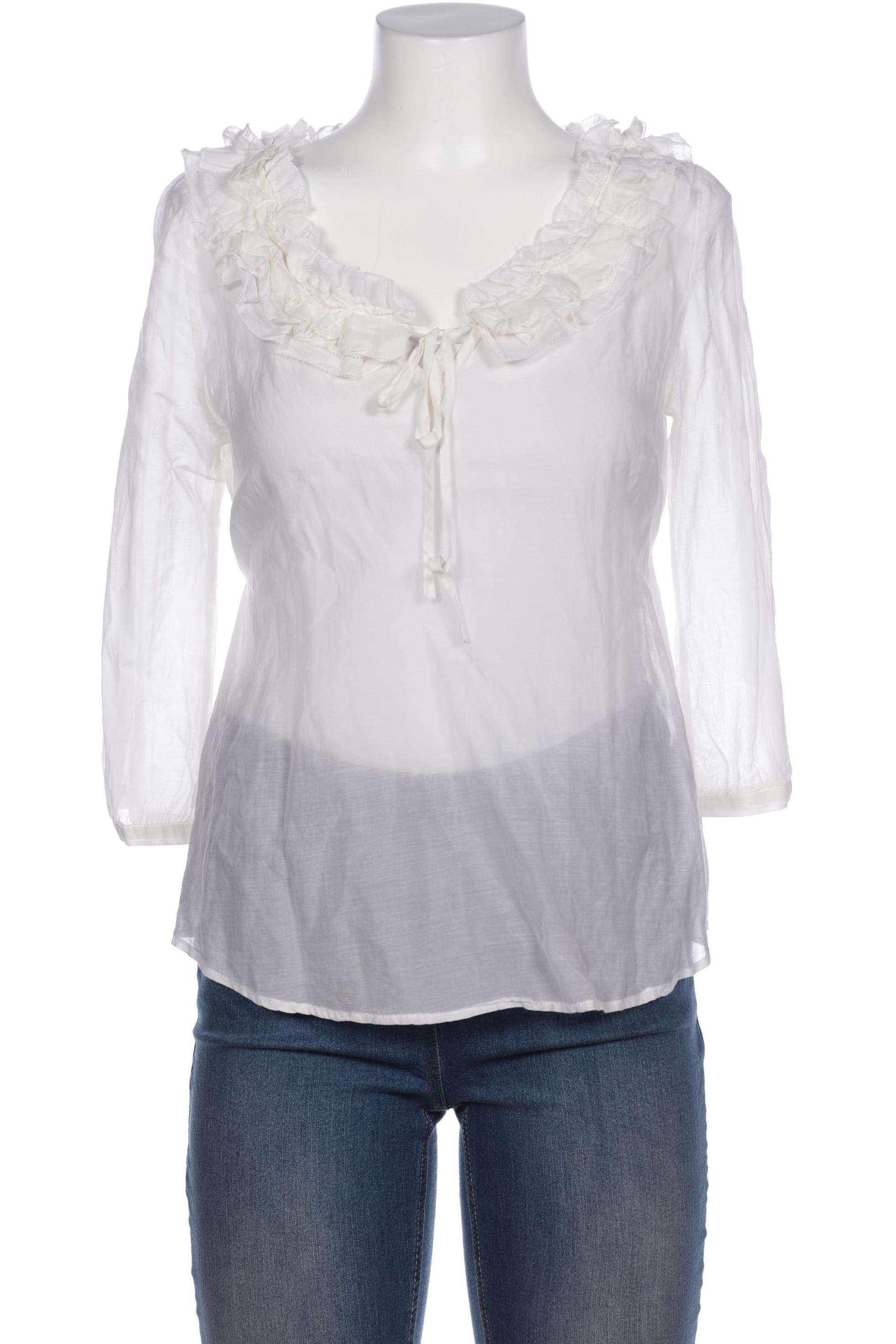 

Hallhuber Damen Bluse, cremeweiß, Gr. 38