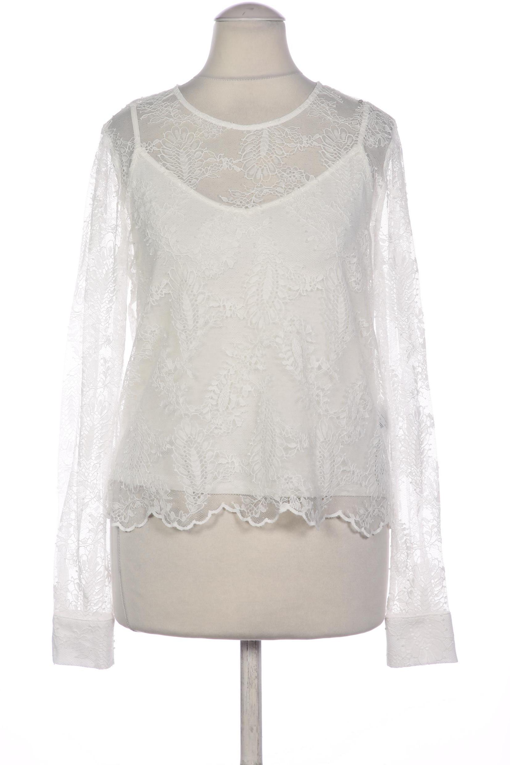 

Hallhuber Damen Bluse, weiß, Gr. 34