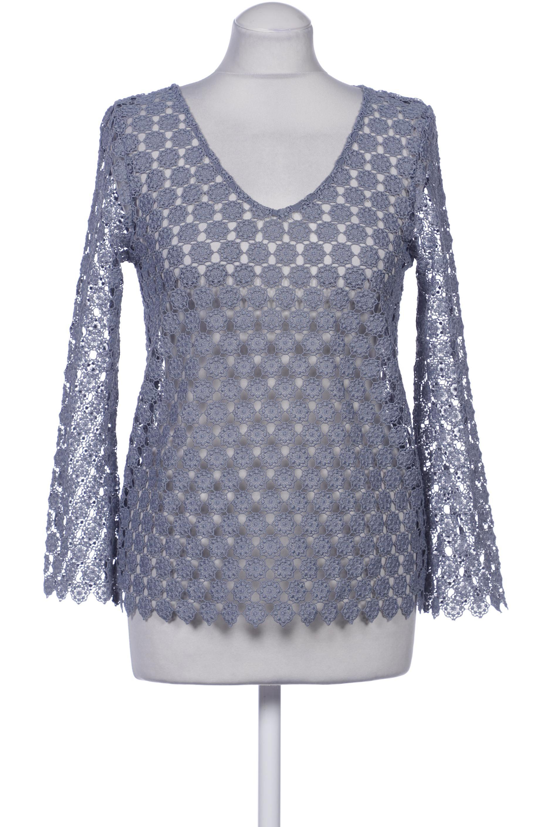 

Hallhuber Damen Bluse, silber, Gr. 38