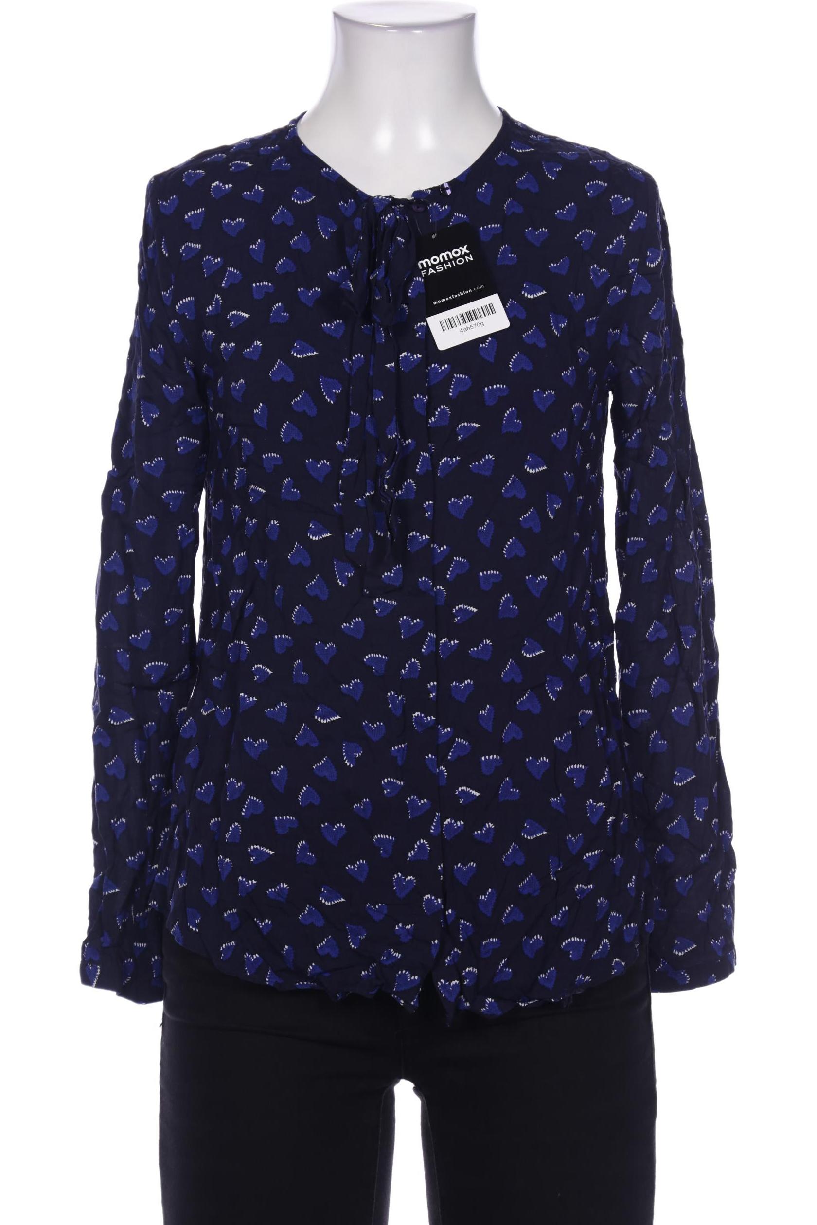 

Hallhuber Damen Bluse, marineblau, Gr. 34