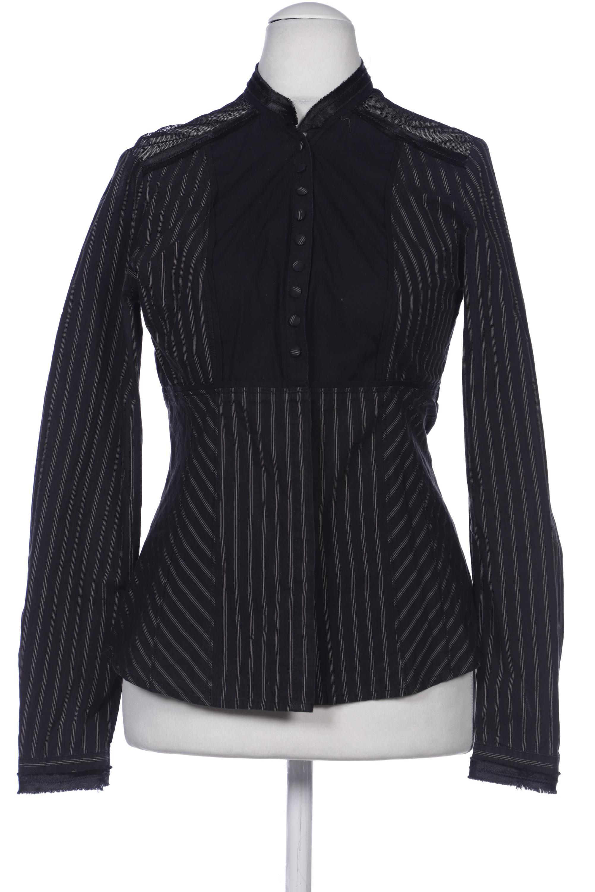 

Hallhuber Damen Bluse, schwarz, Gr. 38