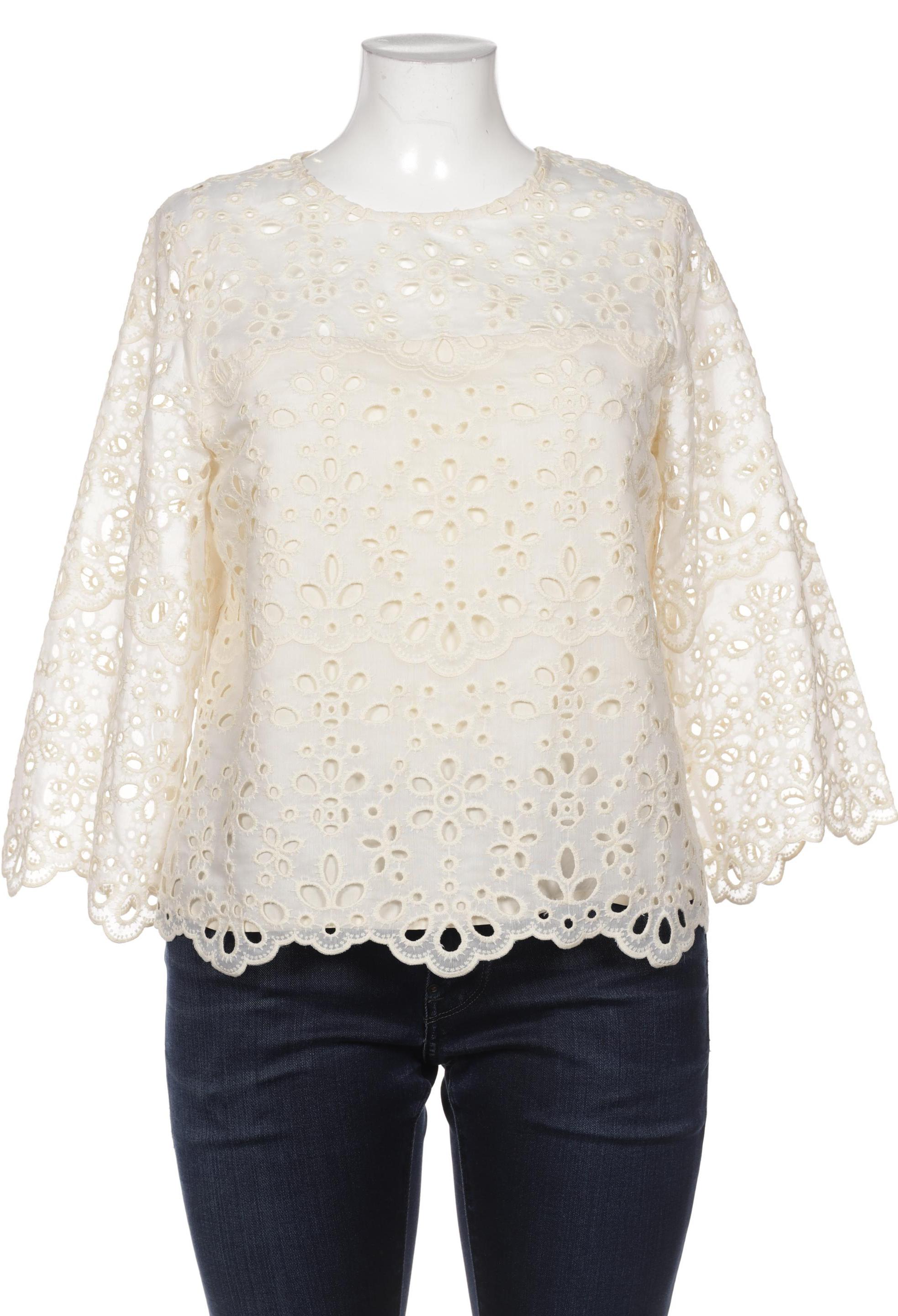 

Hallhuber Damen Bluse, cremeweiß, Gr. 42