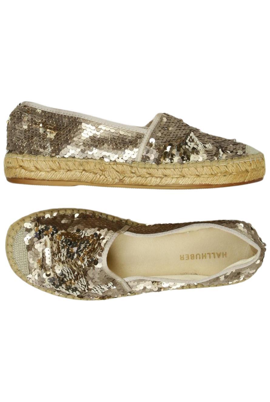 

Hallhuber Damen Halbschuh, gold, Gr. 37