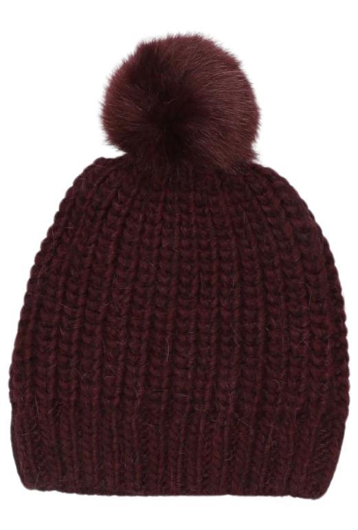 

Hallhuber Damen Hut/Mütze, bordeaux, Gr. uni