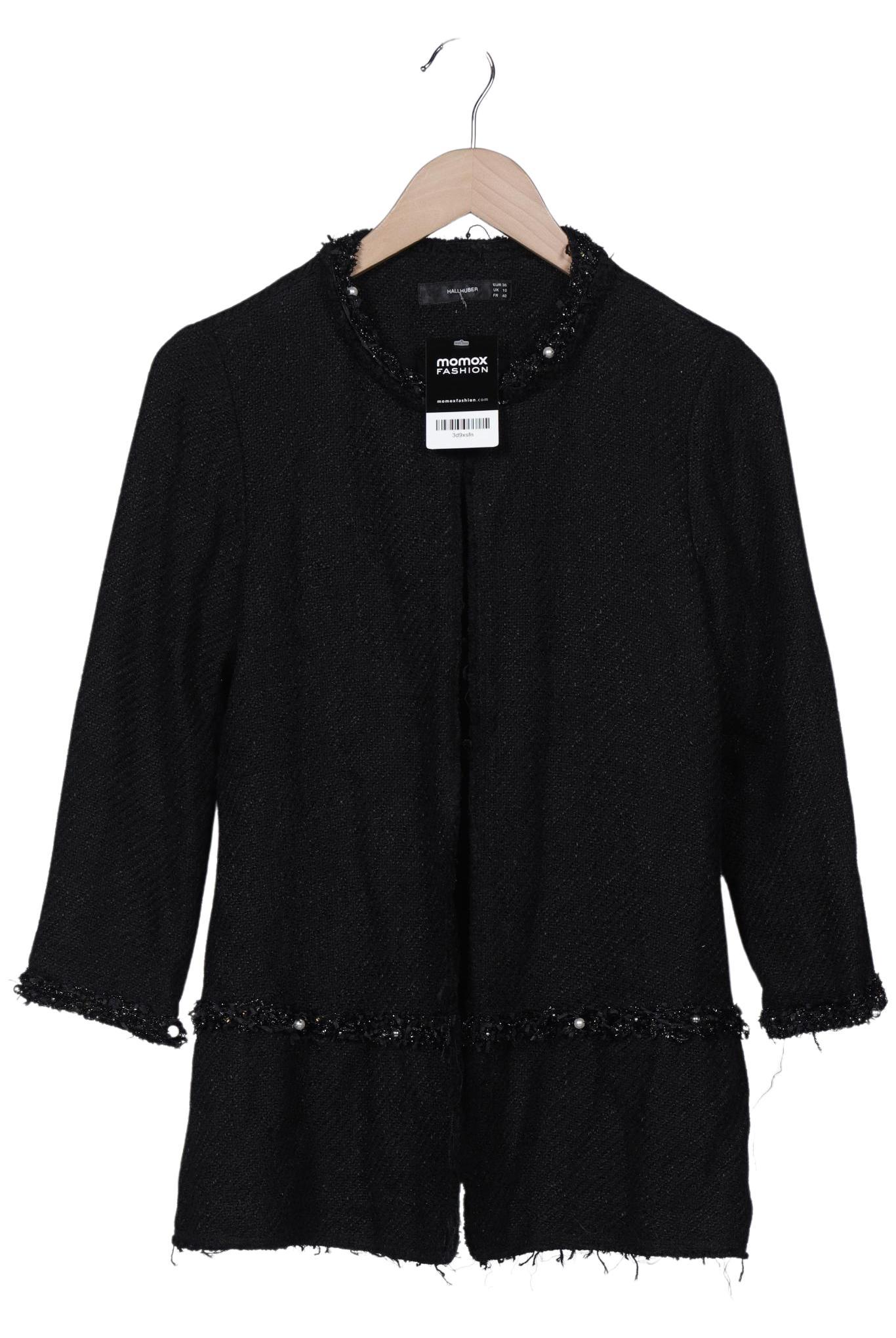 

Hallhuber Damen Jacke, schwarz, Gr. 38